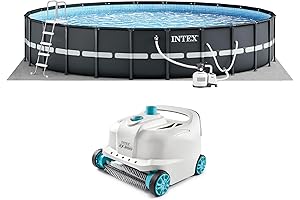 Intex 18x52 Intex Pool Set with Pump and Vacuum: The Epitome of Summertime Relaxation