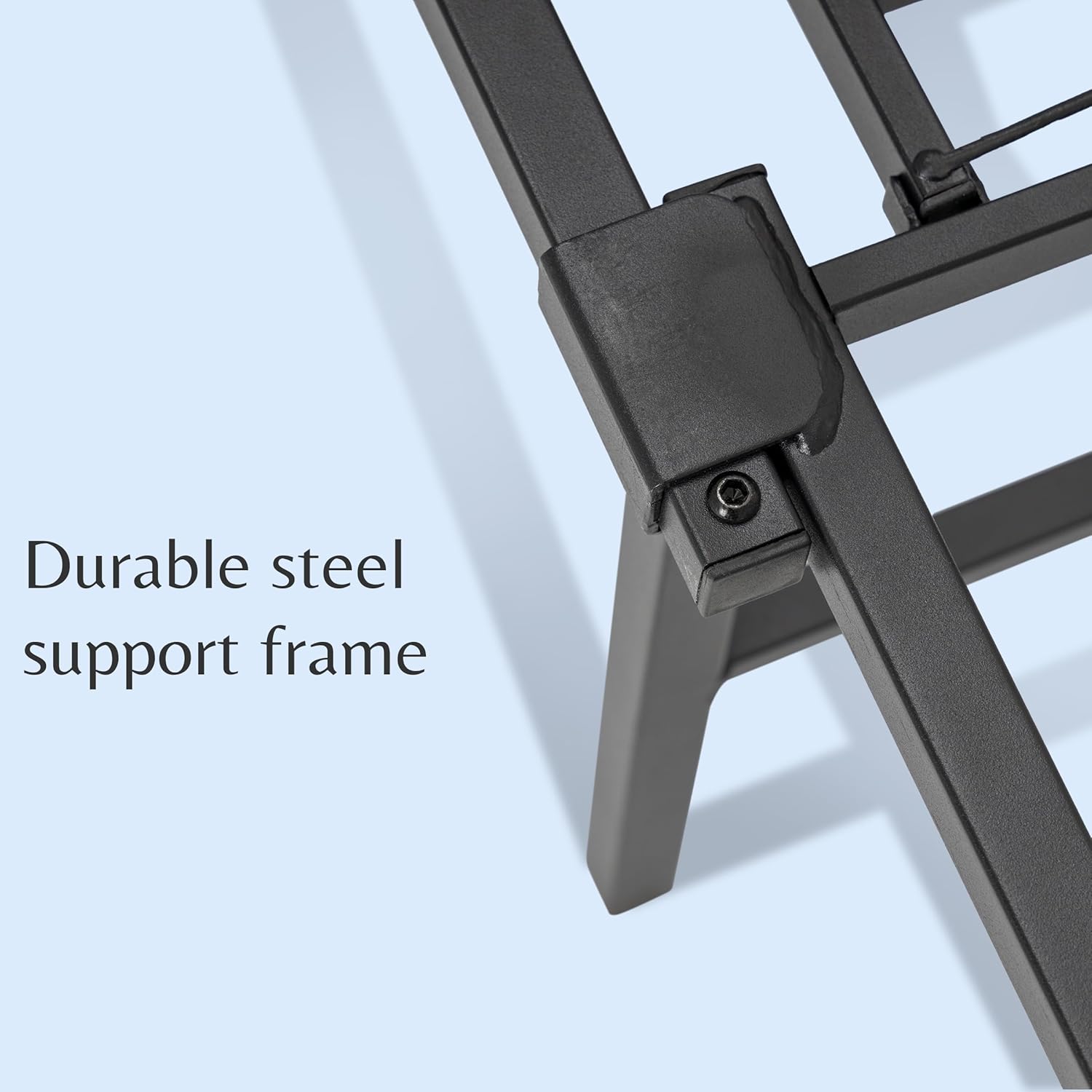 COOL GEL by Hedva Metal Bed Frame with Mattress in a Box, Bed Frame with 10-inch Twin Mattress, Bed with Mattress Included, Twin