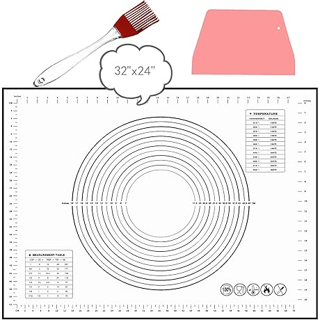 Premium Silicone Pastry Mat for Precise Baking