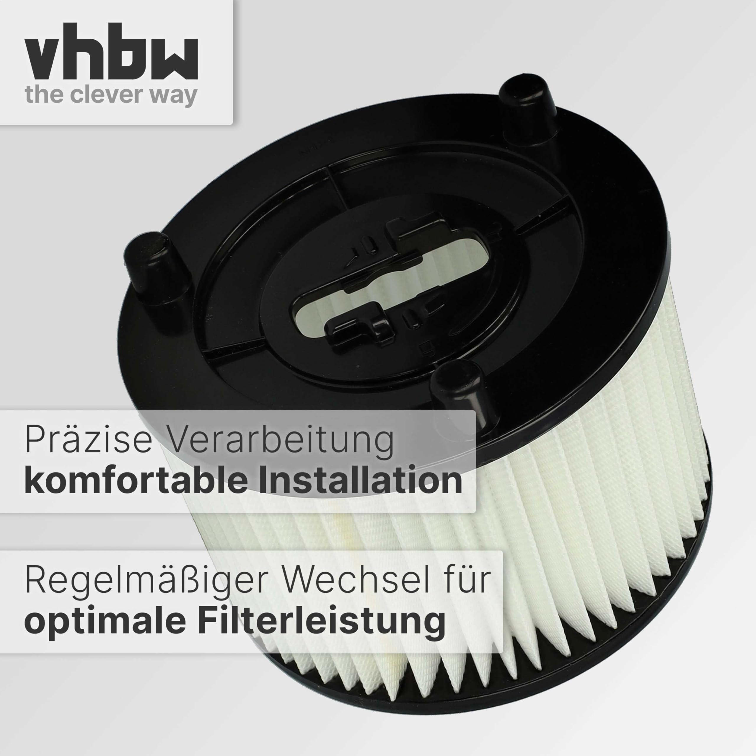 vhbw 3x filtro a pieghe piatte sostituisce Bosch 2609256F35 per aspiratore