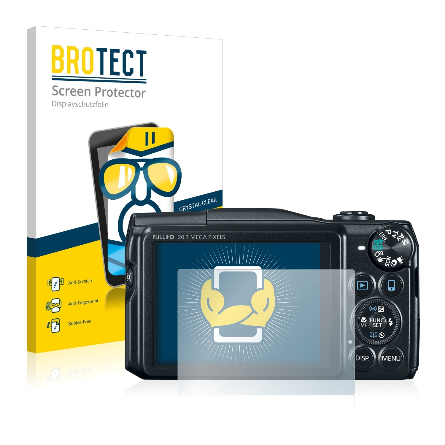 BROTECT Displayschutzfolie Für Canon PowerShot G7 X Mark II (2 Stück) – Ultraklar, Kratzfest, Anti-Fingerprint
