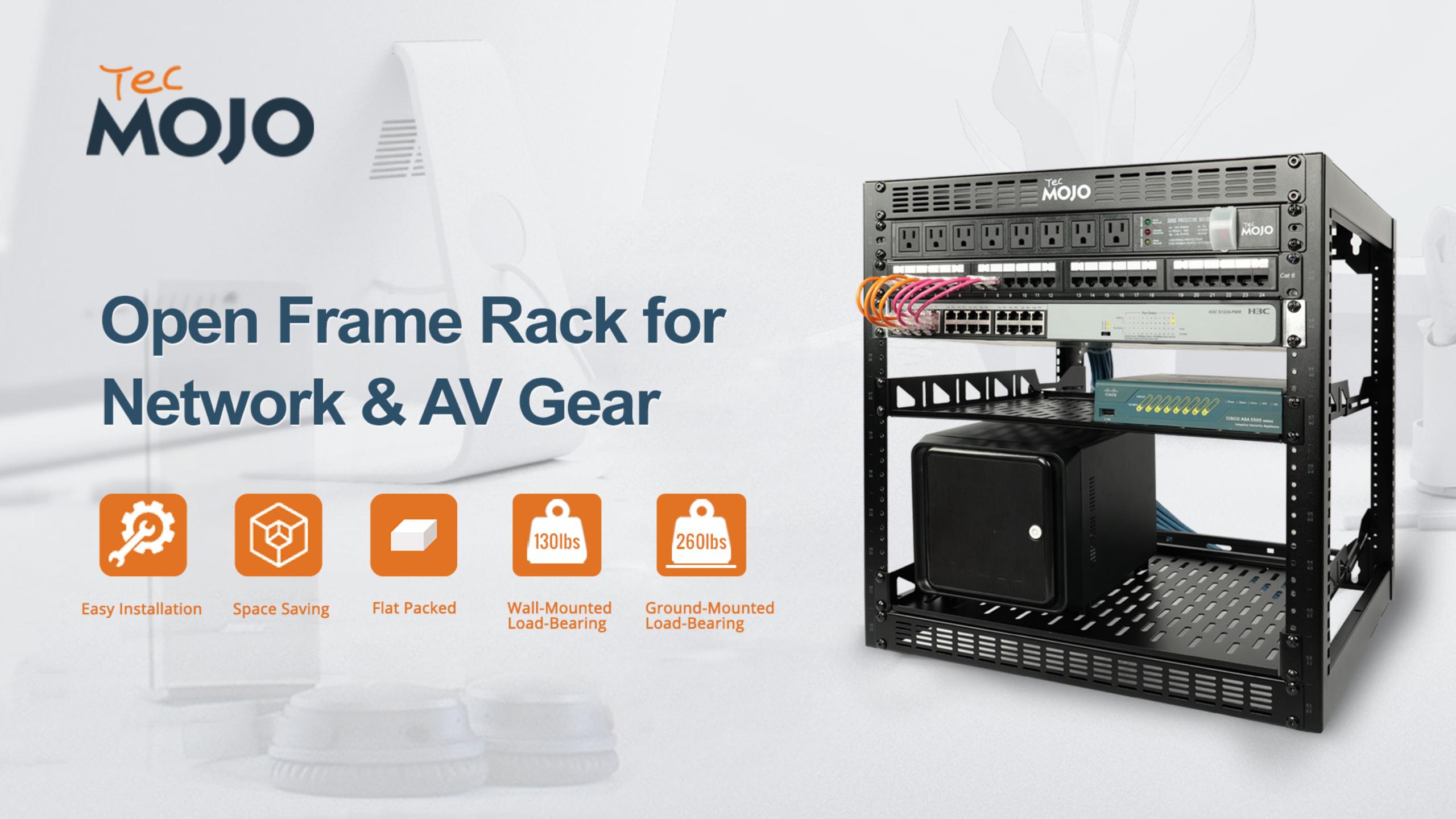 12U Heavy Duty Network Rack 12U Wall Mount Server Rack - 2-Post Heavy ...