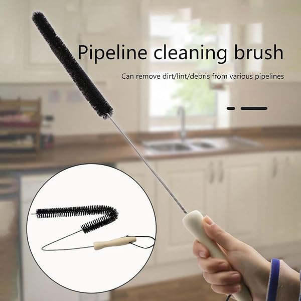 Nettoyant pour évent de sécheuse | Brosse pour sèche-linge | Brosse de machine à laver de sèche-linge portable, épurateur de nettoyage pour, radiateurs - 3