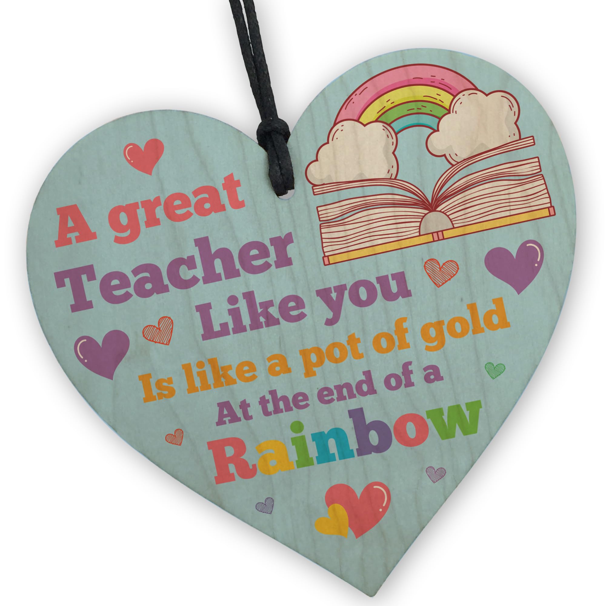 Red Ocean Special Thank You Gift For Teacher Novelty Leaving Gift Nursery Pre School Keepsake Gift For Him Her