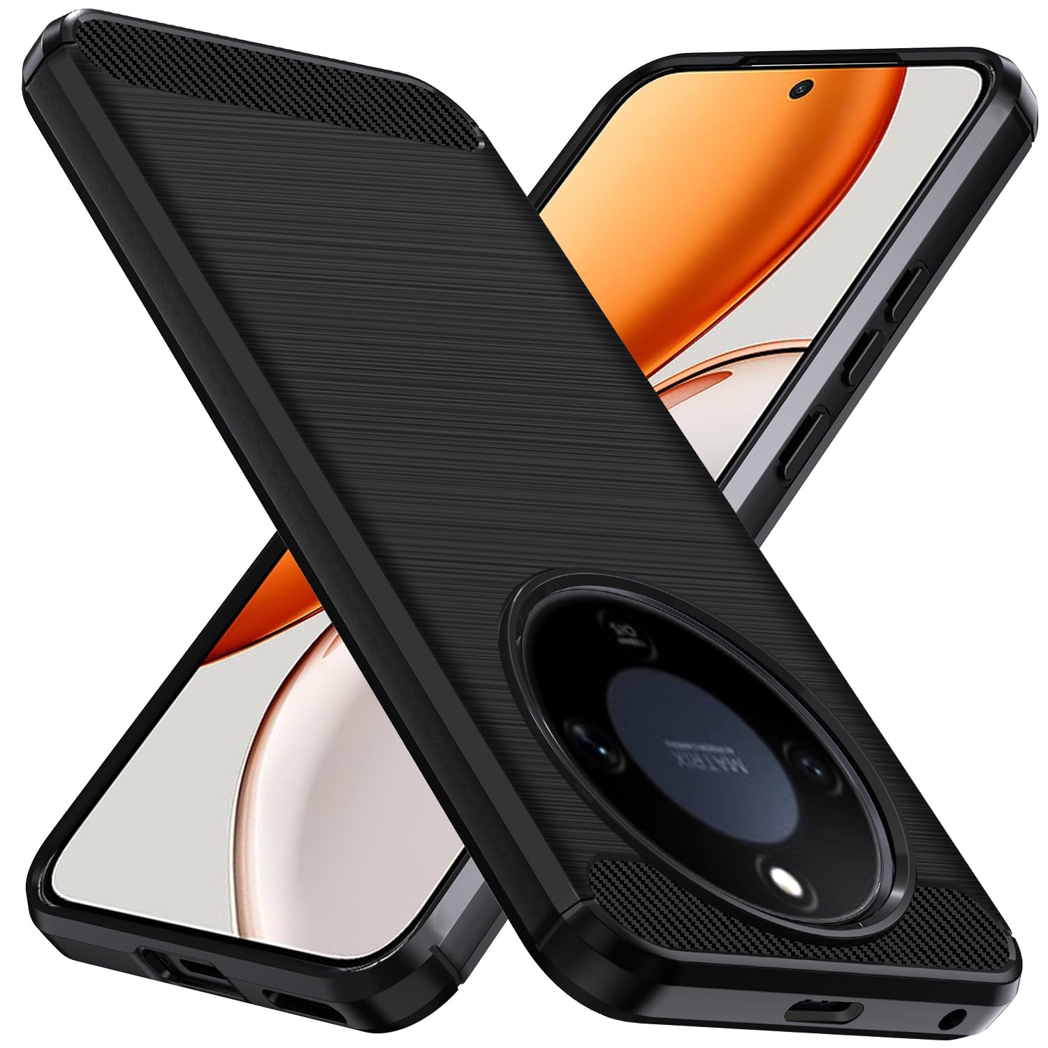 Ivoler Funda Para OnePlus 8 – Protección Militar Antigolpes, TPU Suave, Diseño Delgado, Con Bordes Elevados Para Cámara Y Pantalla, Color Negro