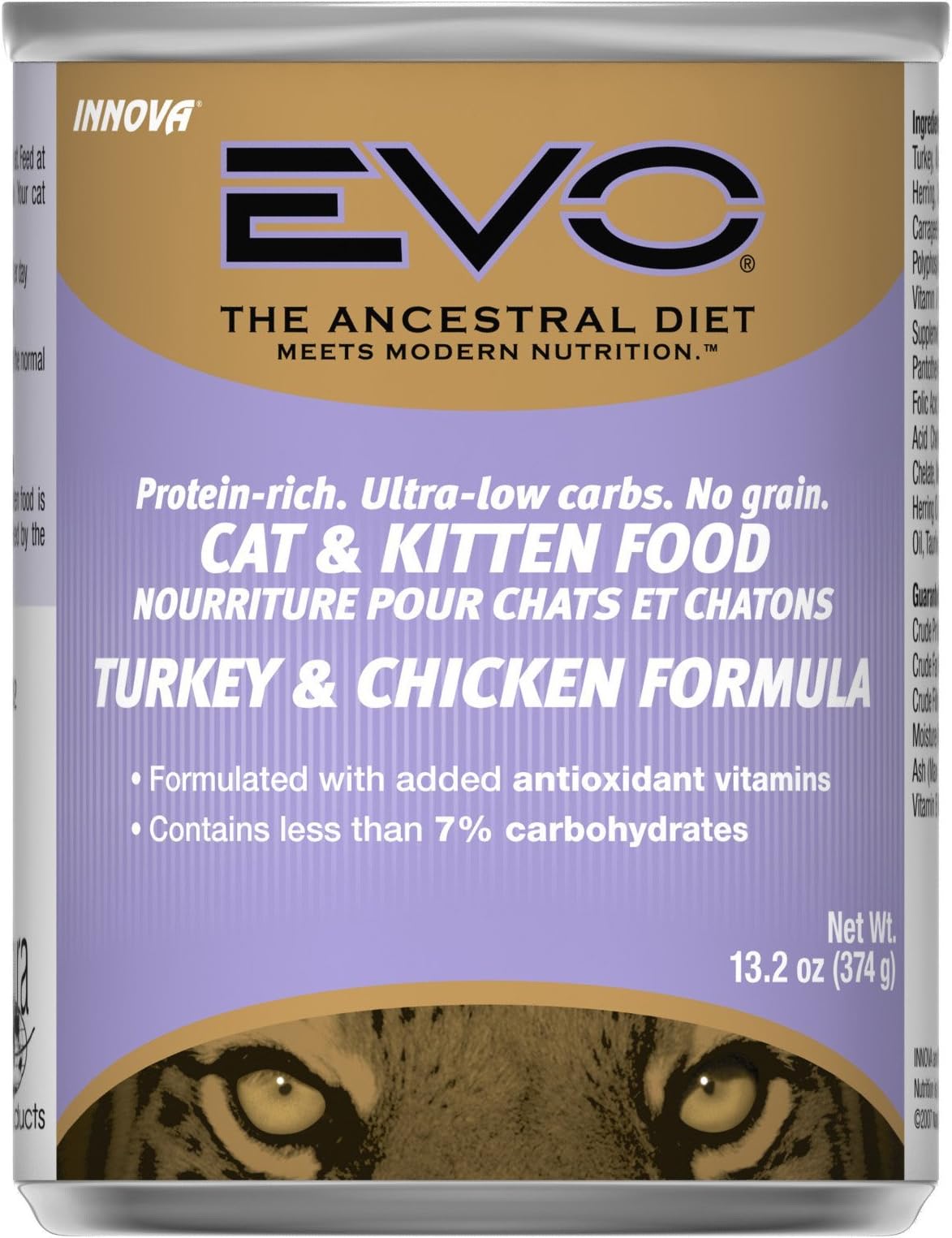EVO Turkey & Chicken Cat & Kitten Food - 12x13.2 oz