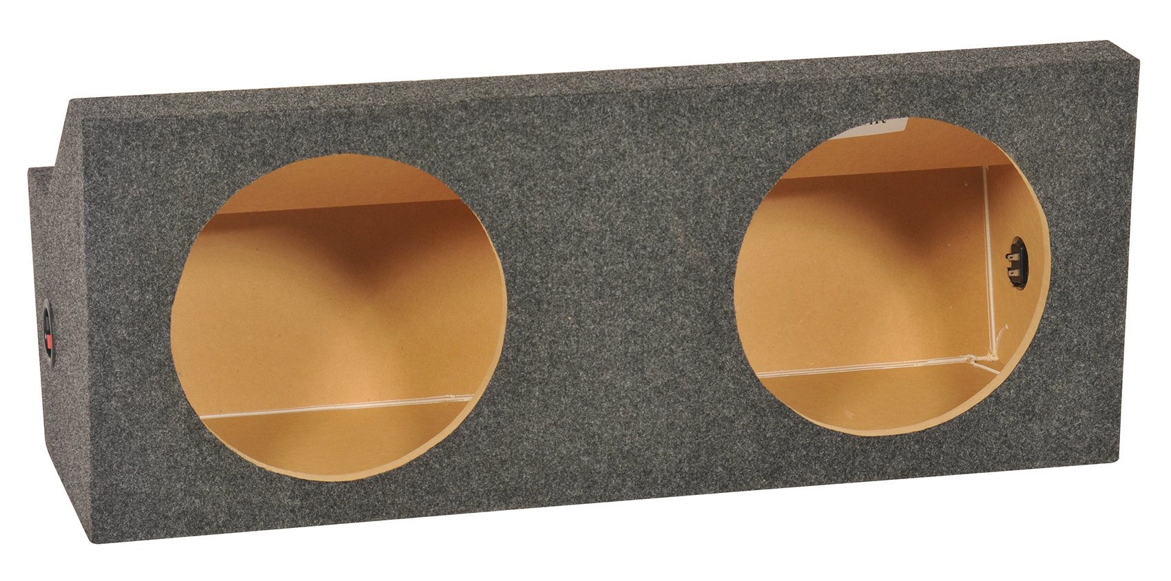 Q Power MUSTANG12 2005 Dual 12-Inch Custom Speaker Box for Ford Mustangs 2005-2014