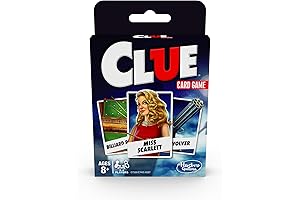 Clue Card Game: Best Travel Card Games for Kids
