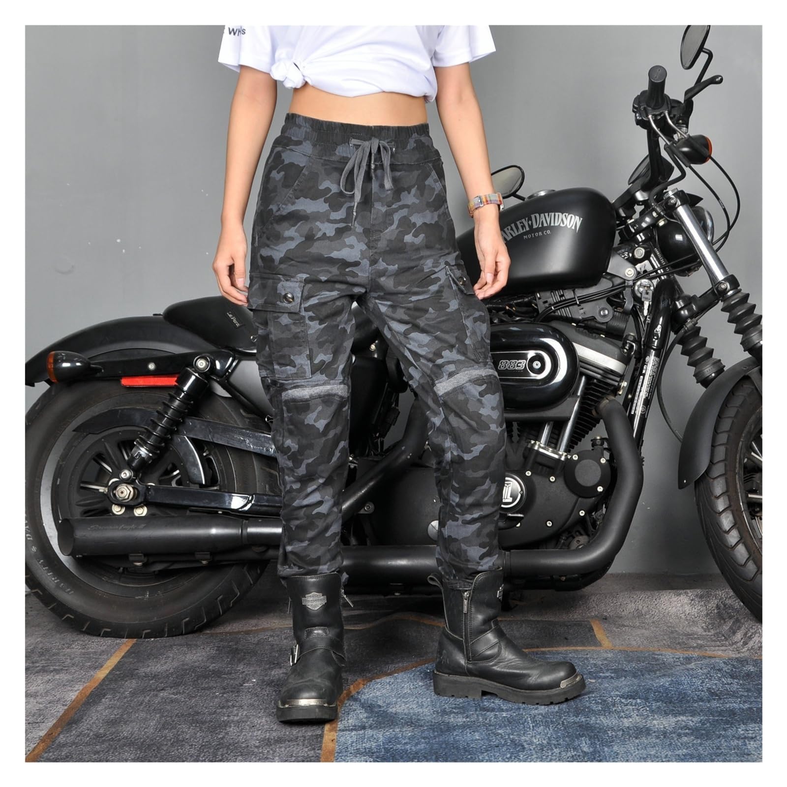 Pantaloni Da Moto Adventure Jeans Da Equitazione Foderati In Aramide