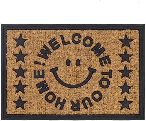 Toki Kiro Coir Mat Welcome Smile