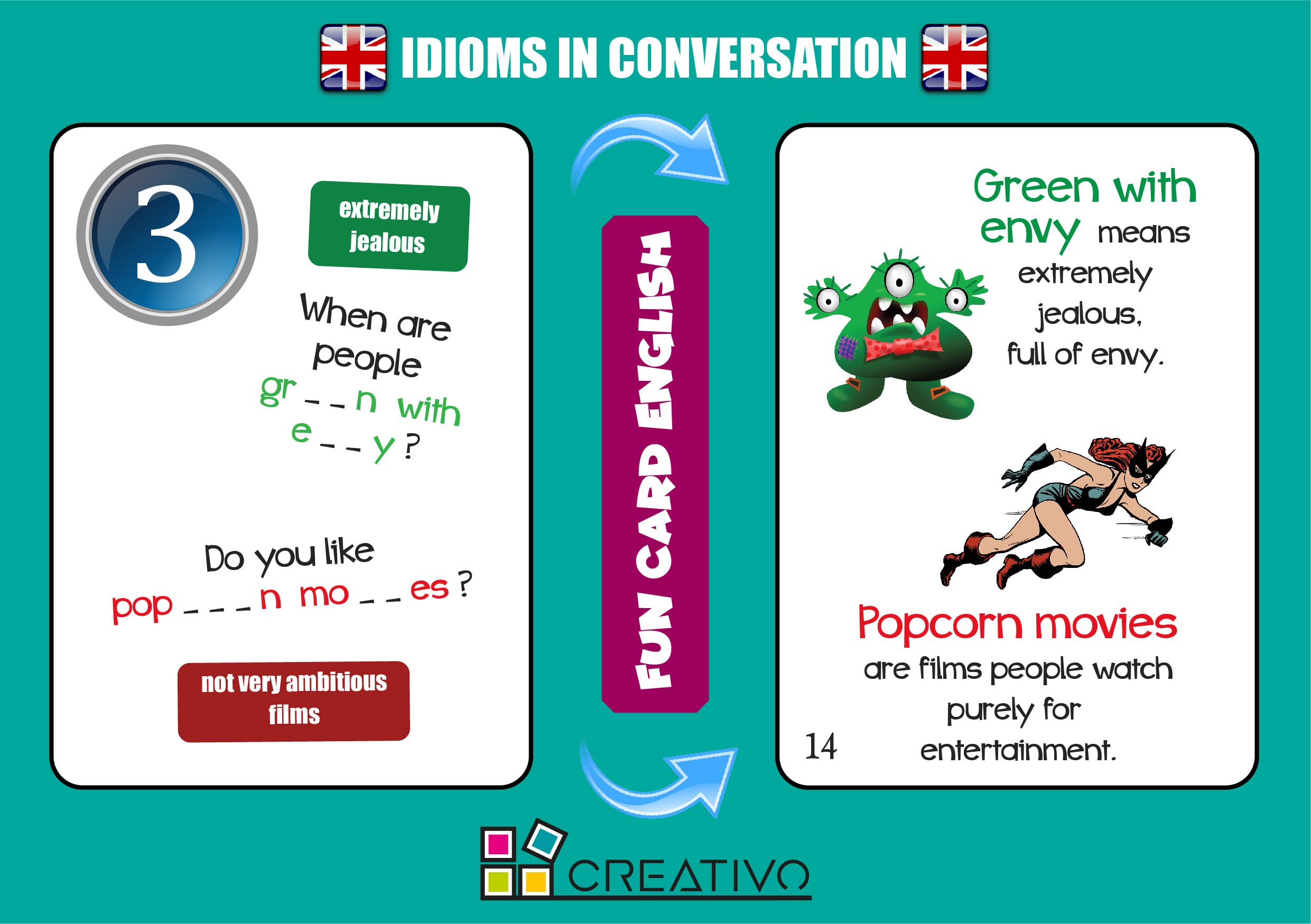 ENGLISH IDIOMS IN CONVERSATION (FICHAS)