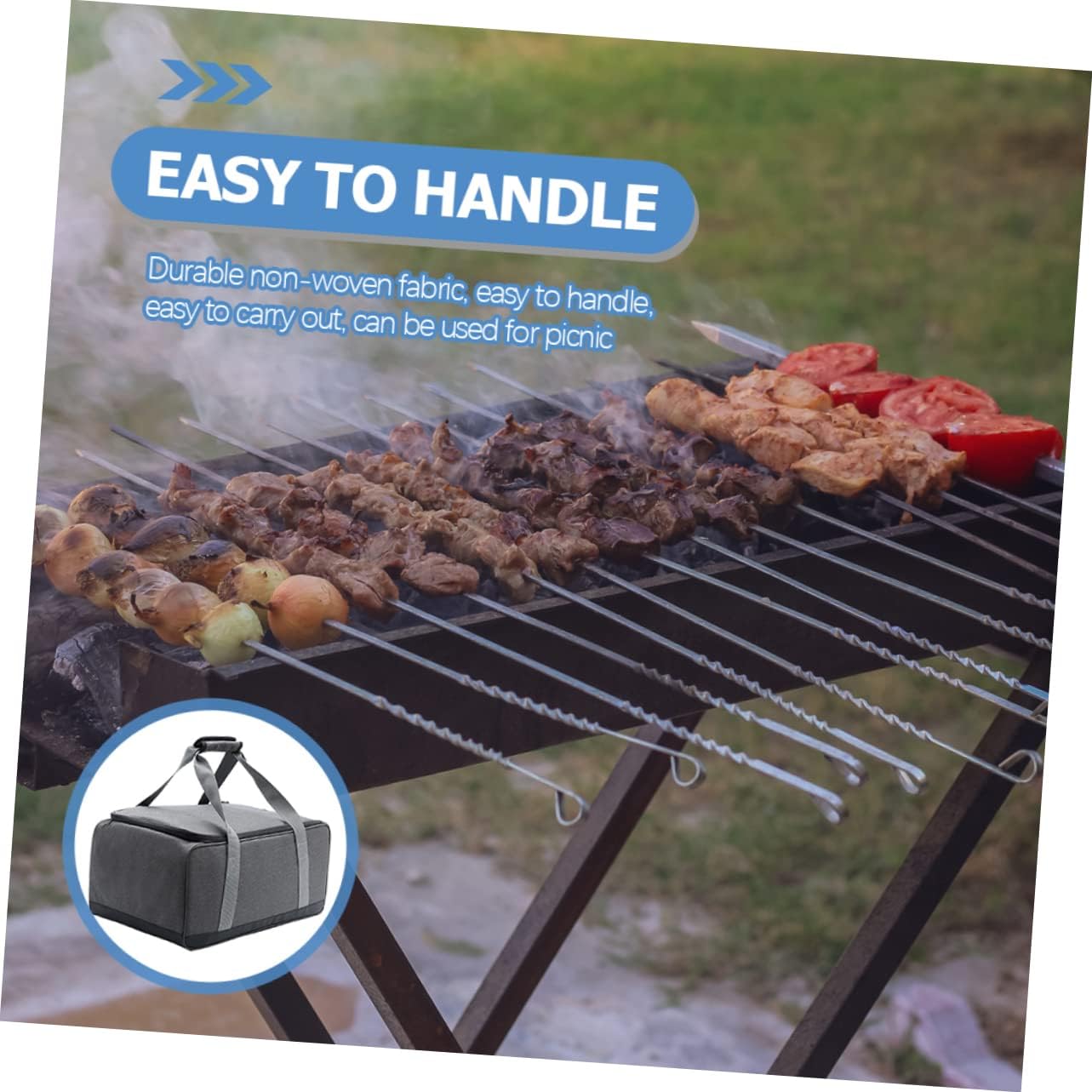 Luxshiny Camping Cookware Storage Bag Multi-use Pouch for Outdoor Utensils Capacity and Easy Zipper Design for Camp Stoves and Picnic Cutlery