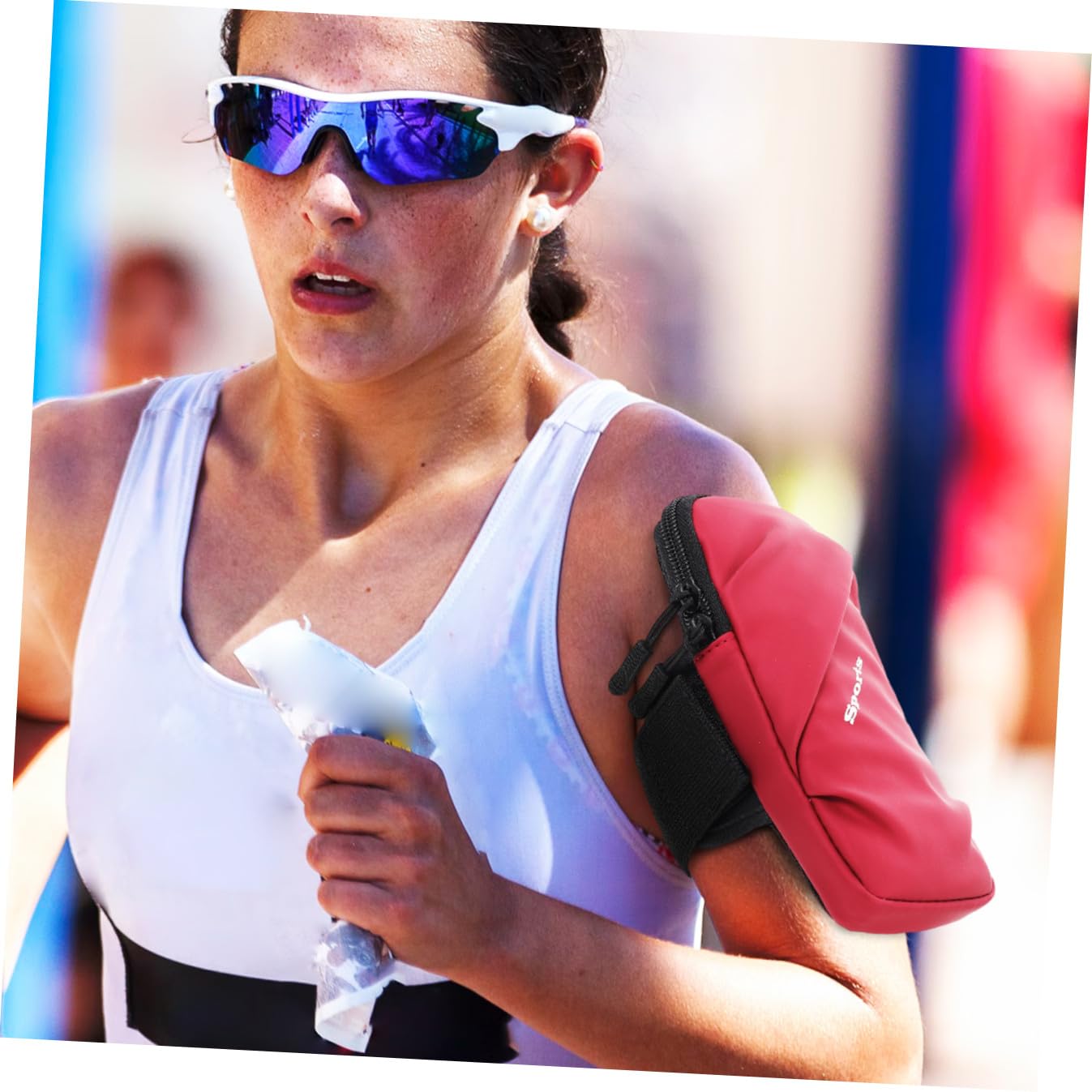 Gatuida 3piezas Bolsillo Deportivo para Teléfono para Correr Funda De Brazo Ligera y Práctica Compatible Móviles para Deportes Al Aire