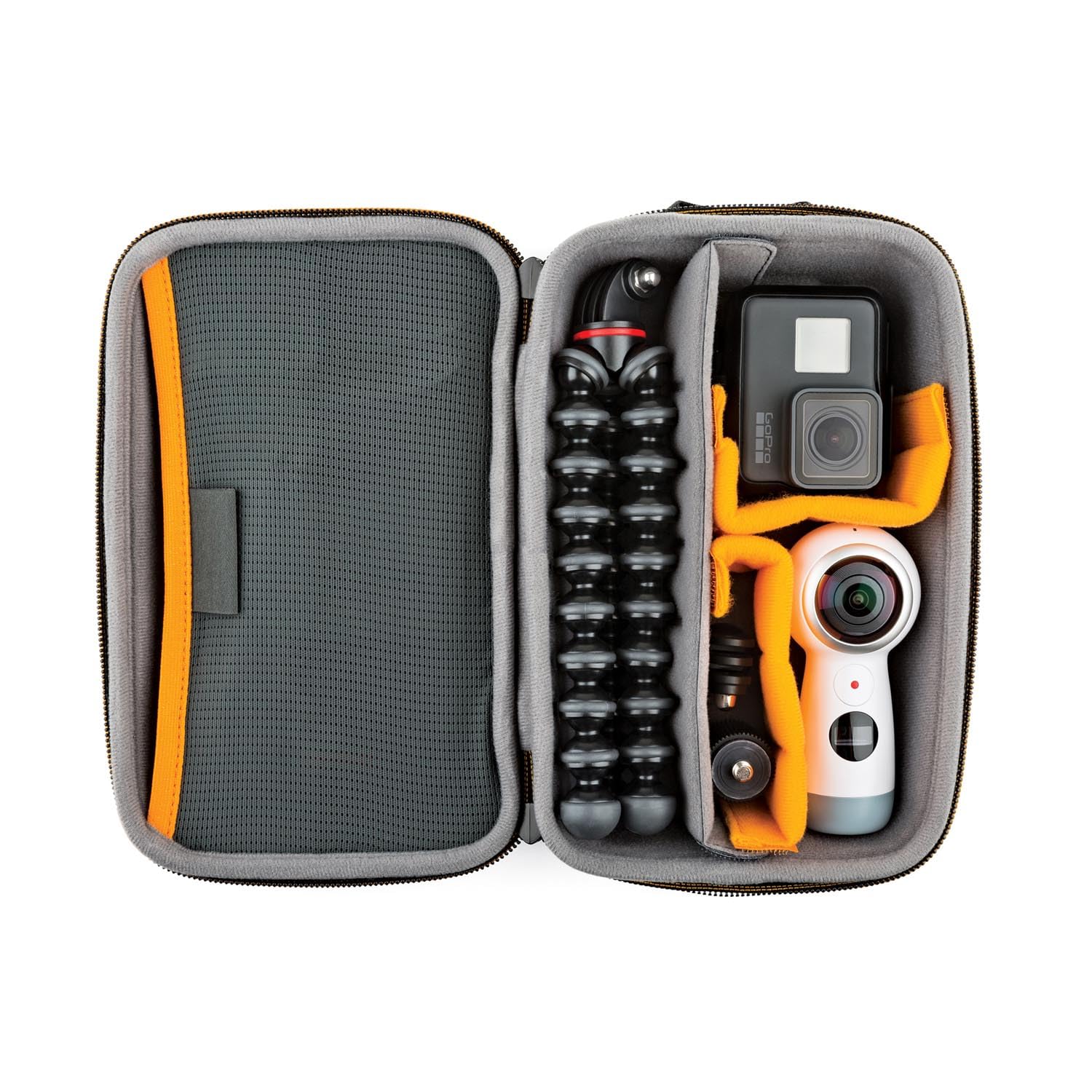 Lowepro Hardside CS 60 - Funda para dron pequeño, 2 cámaras de acción y sin Espejo, 1-2 Objetivos y Accesorios, Color Negro