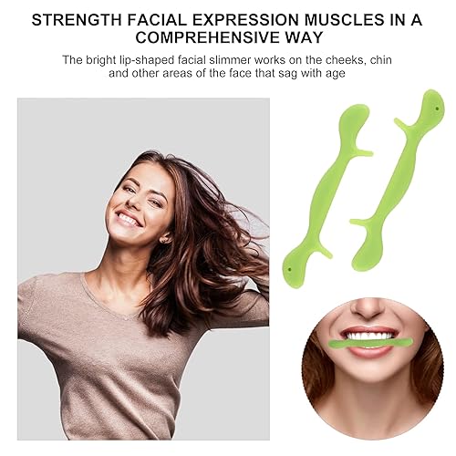 Miniatura 6 de EXCEART Ejercitador facial, pieza de boca, ejercicio muscular de mandíbula facial, dispositivo de ejercicio de boca con levantamiento de ángel,