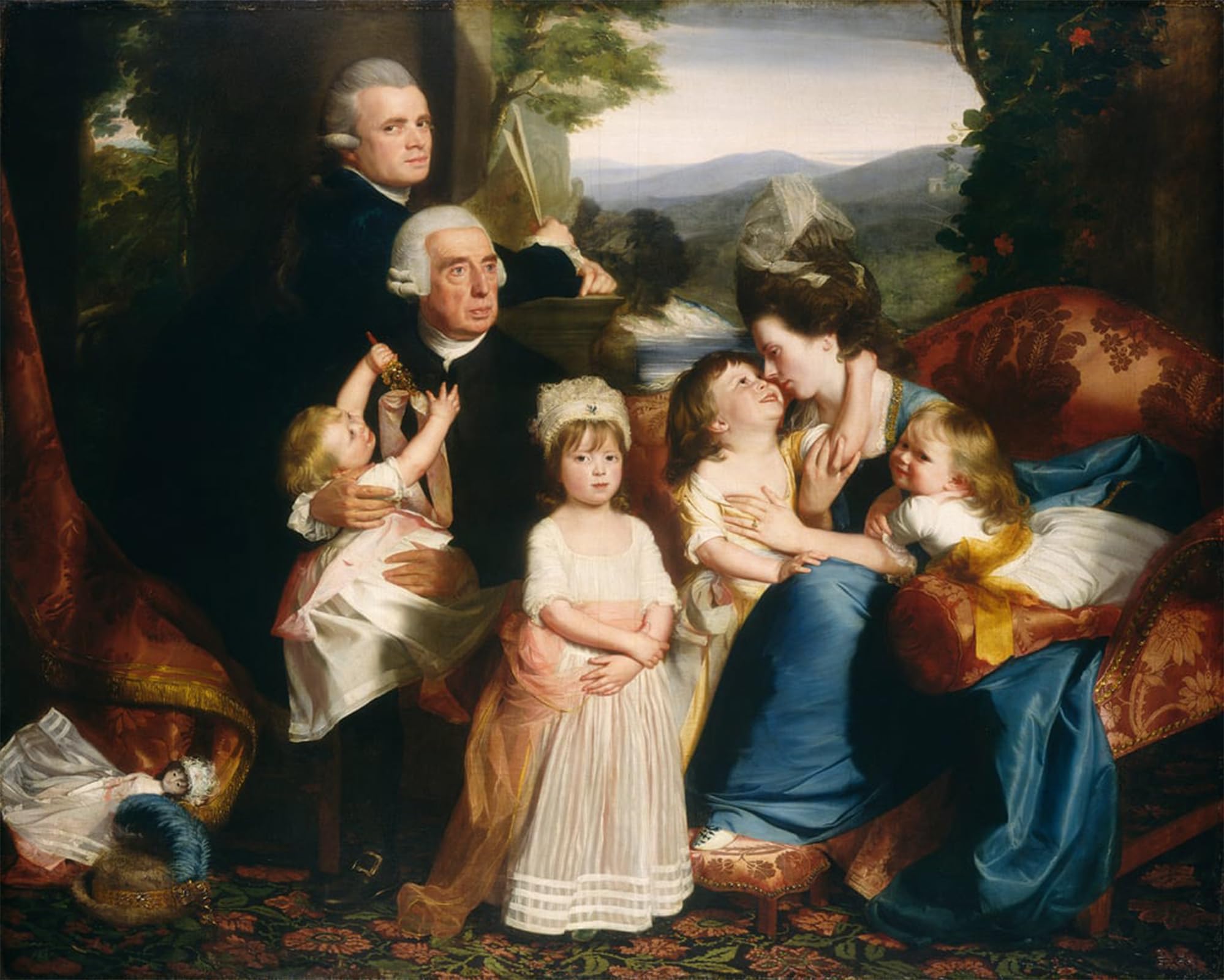 POSTERIIk Famous Print Pop Art Wall Art Graffiti the Copley Family by Singleton Copley Art Prints for Home Decor 60x90cm