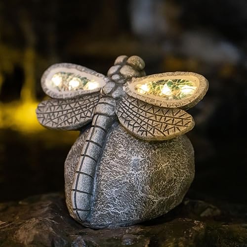 Miniatura 51 de Decoración de jardín, estatua de rana y príncipe, estatua solar de rana y príncipe, figura de ranas de resina con luz solar para patio, balcón