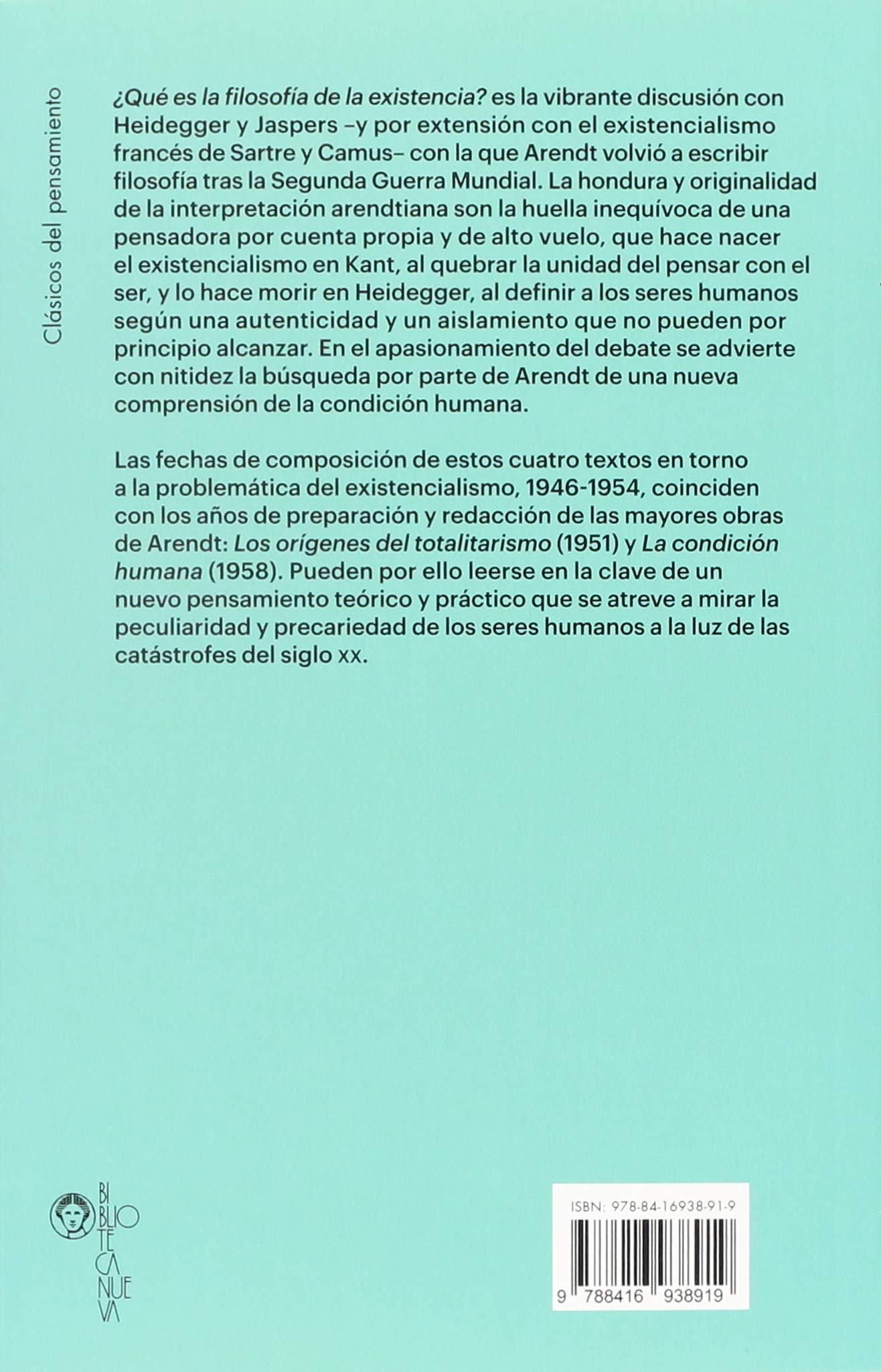Qué es la filosofía de la existencia (CLASICOS DEL PENSAMIENTO)