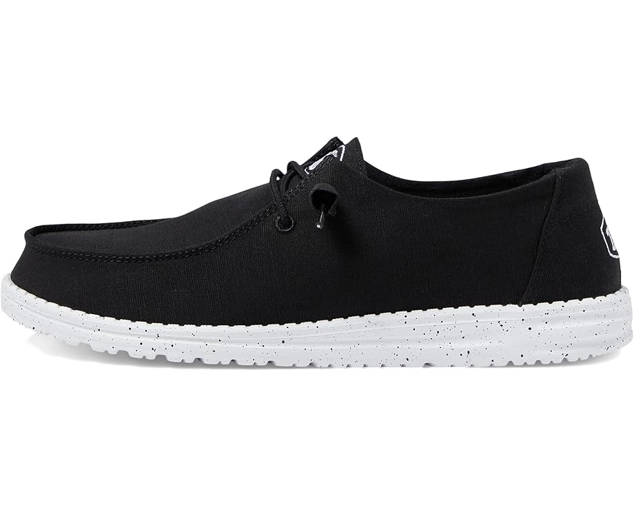 Hey Dude Wendy Slub Canvas Slip-On Casual Shoes - Left View