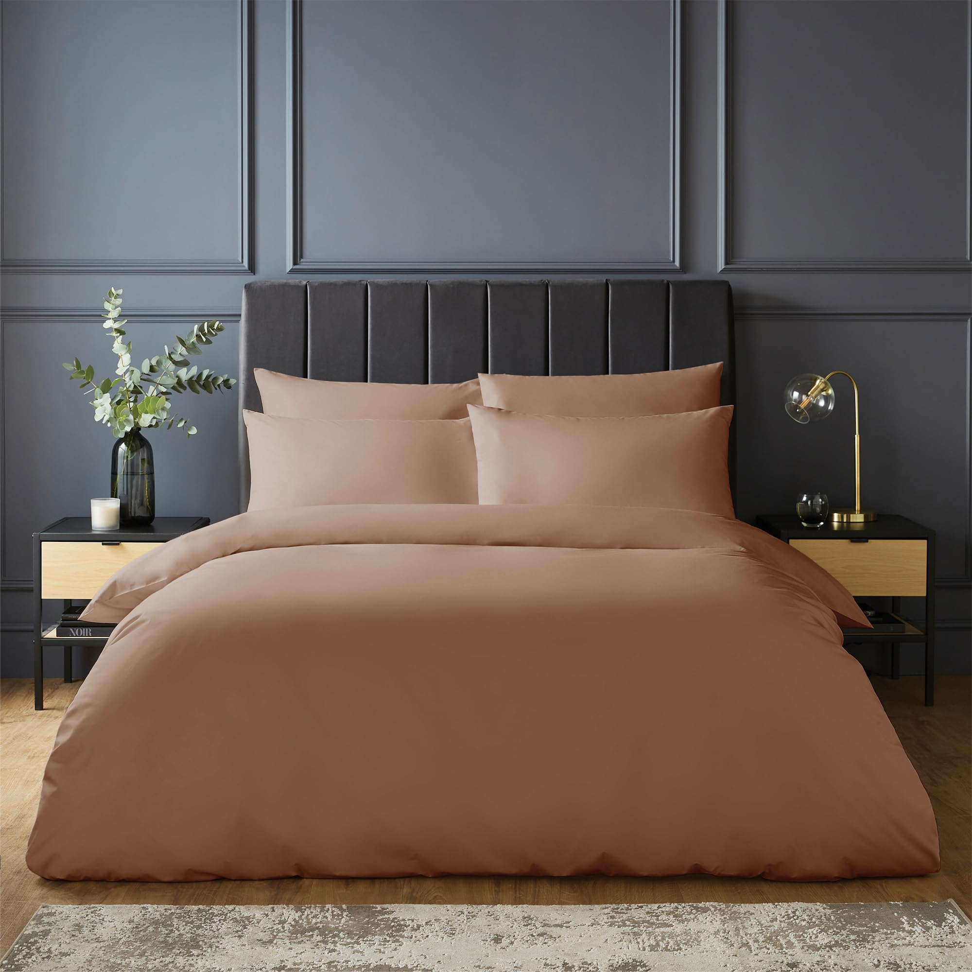 Silentnight Pure Cotton Duvet Set - Dusky Pink