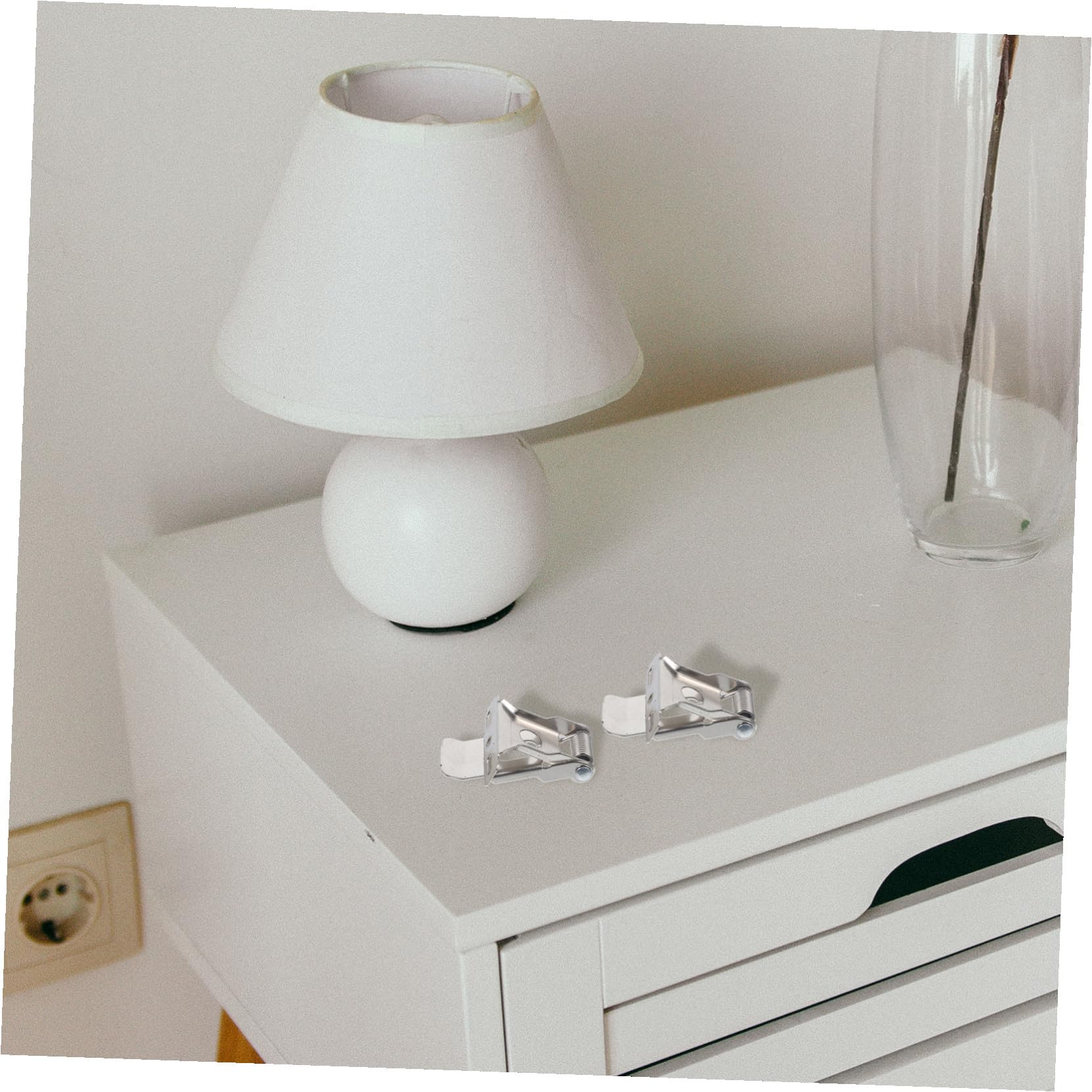 60 Teiliges Federklemmen LED Panel Lampenclips Stabile Federklammern zur Befestigung von Einbauleuchten und Downlights Rostbeständig Einfach zu Montieren für Recessed Light