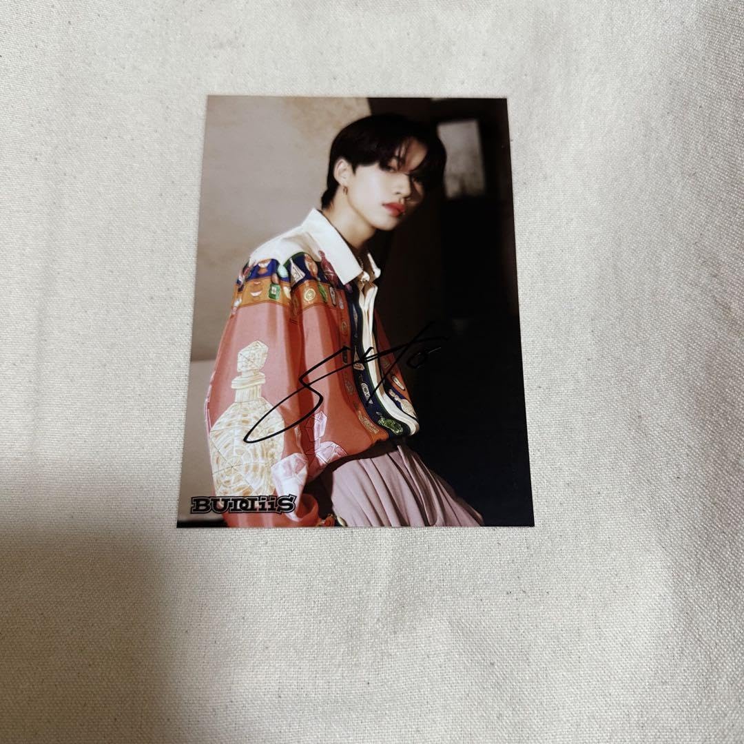 Amazon.co.jp: BUDDiiS SHOOT 生写真 森愁斗 サイン2 : おもちゃ