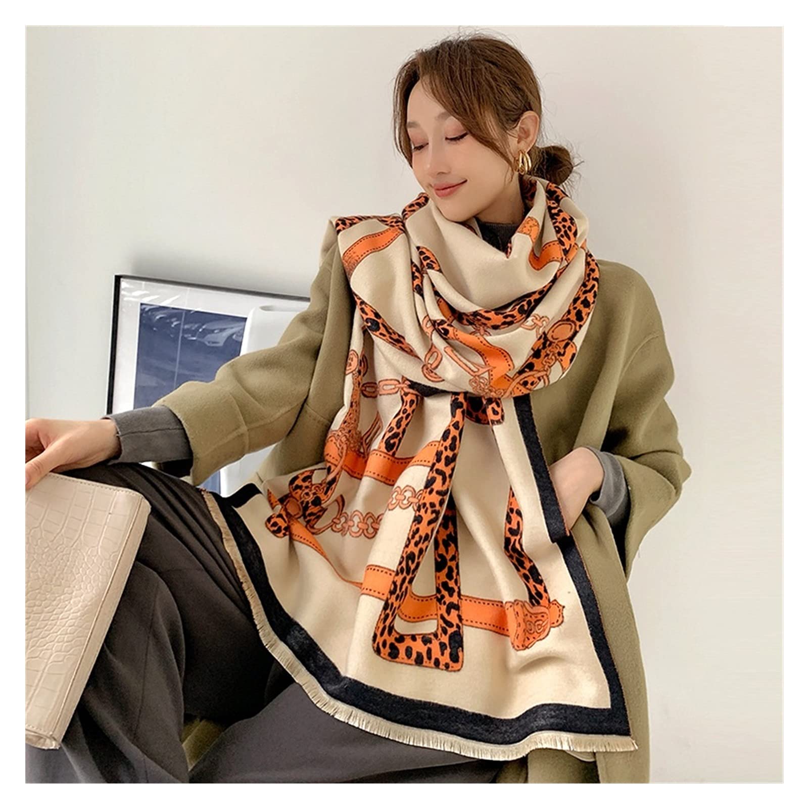 売店] ブランケットマフラー, 正方形のスカーフ冬暖かいショール厚いスカーフ女性のためのギフトスカーフショールショールスカーフ スカーフ スカーフ  ラップ ショール スカーフ レディース スカーフ スカーフ ラップ ショール スカーフ レディース カシミヤスカーフ二 ... スカーフ ストール 冬のスカーフソフトイミテーションカシミア厚くて長い暖かい花柄ブランケット女性 小物