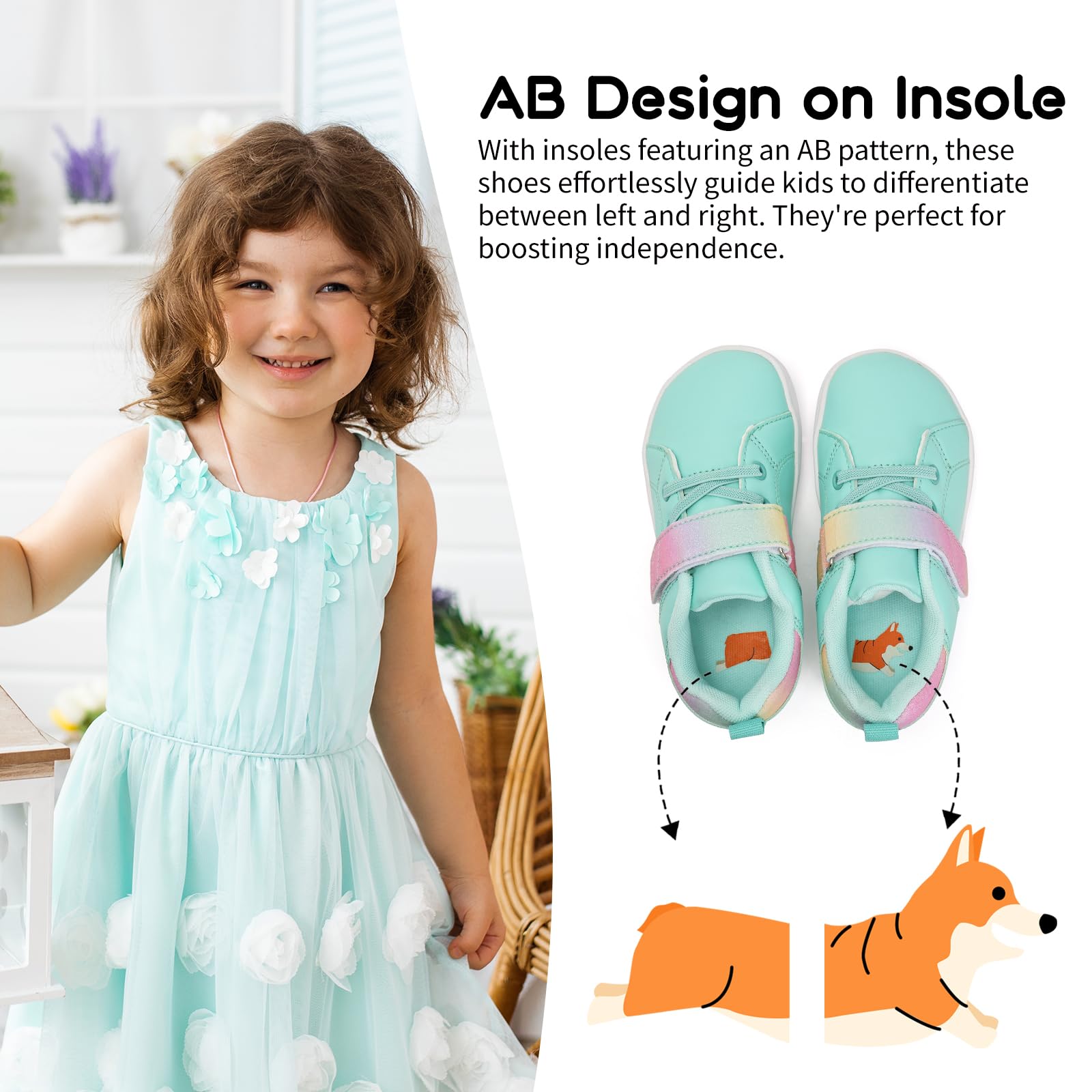 Calzado Descalzos Niños Niñas Amplia para Barefoot Exterior Interio Ligeros y Deporte Transpirables Zapatillas de Trail Minimalistas(Verde, 27EU)