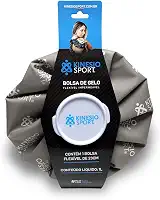 KinesioSport Bolsa De Gelo Flexível Impermeável ® Cinza 23Cm