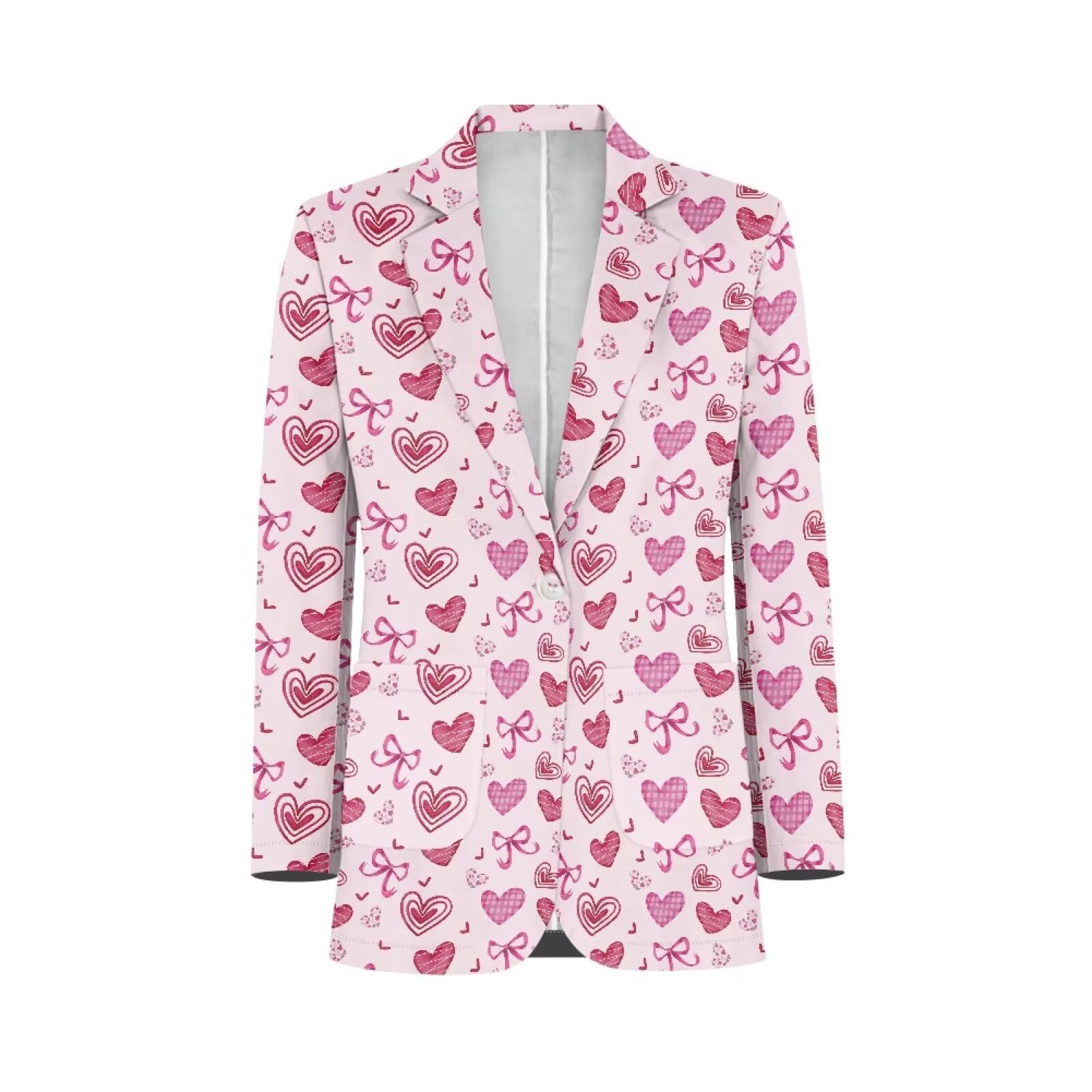Suit Jackets for Christmas Party Casual Women Lightweight Christmas Suit Lapel Regular Blazer Jacket with Pockets