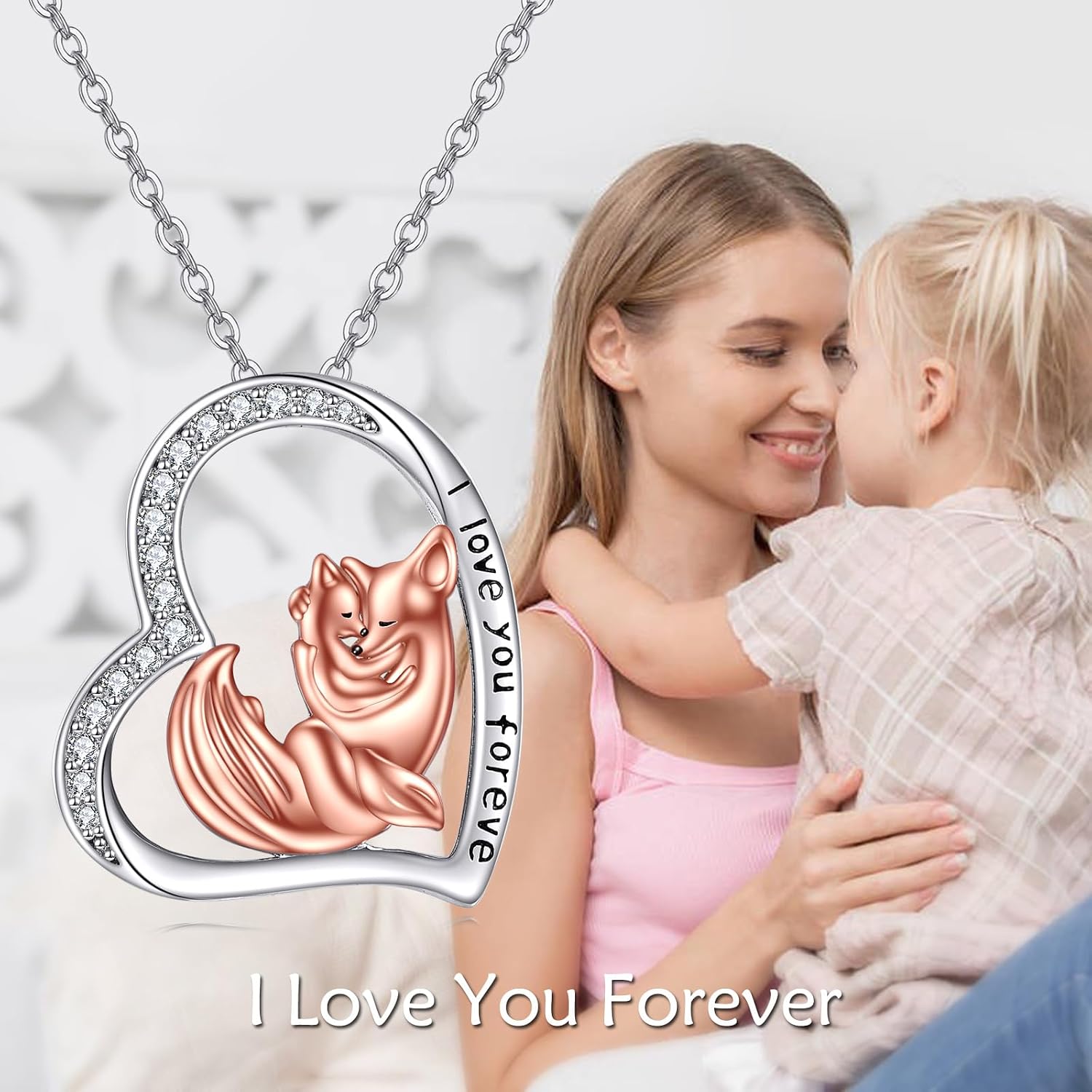 YAFEINI Colibrì Collana Sterling Silver Daisy Collana per le Ragazze Colibrì Gioielli Regalo