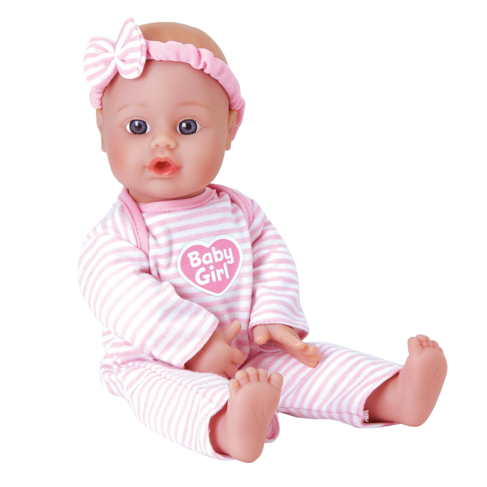 Adora Soft Baby Doll Girl, 11 inch Sweet Baby Girl, Machine Washable (Amazon Exclusive) 1+