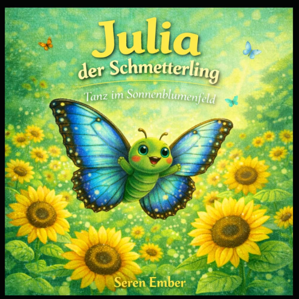 Julia der Schmetterling: Tanz im Sonnenblumenfeld