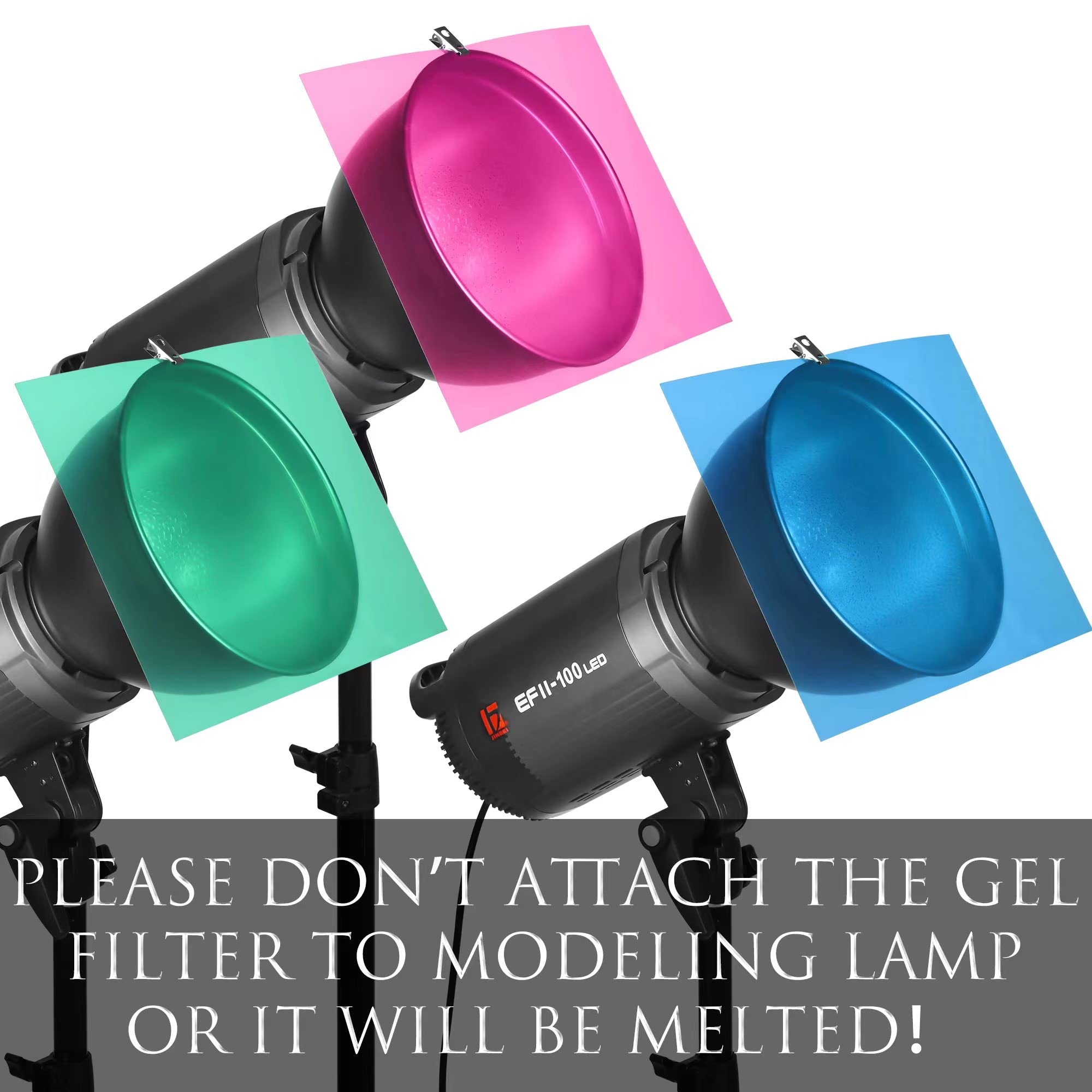 Gel-Lichtfilter Set – 6 Stück Rot/grün Für Weihnachtsbeleuchtung, 29,5x21,7 Cm