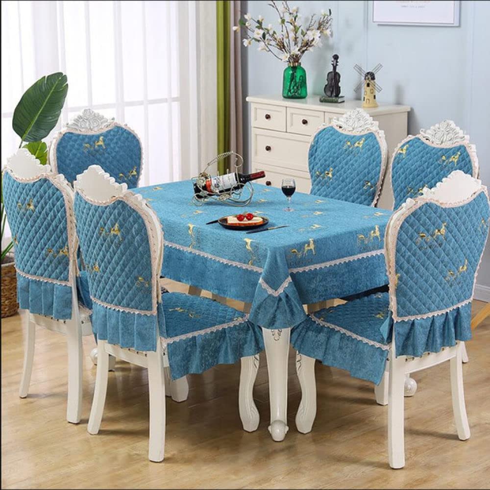 Housse de chaise nappe coussin spandex extensible pour table et salle à manger