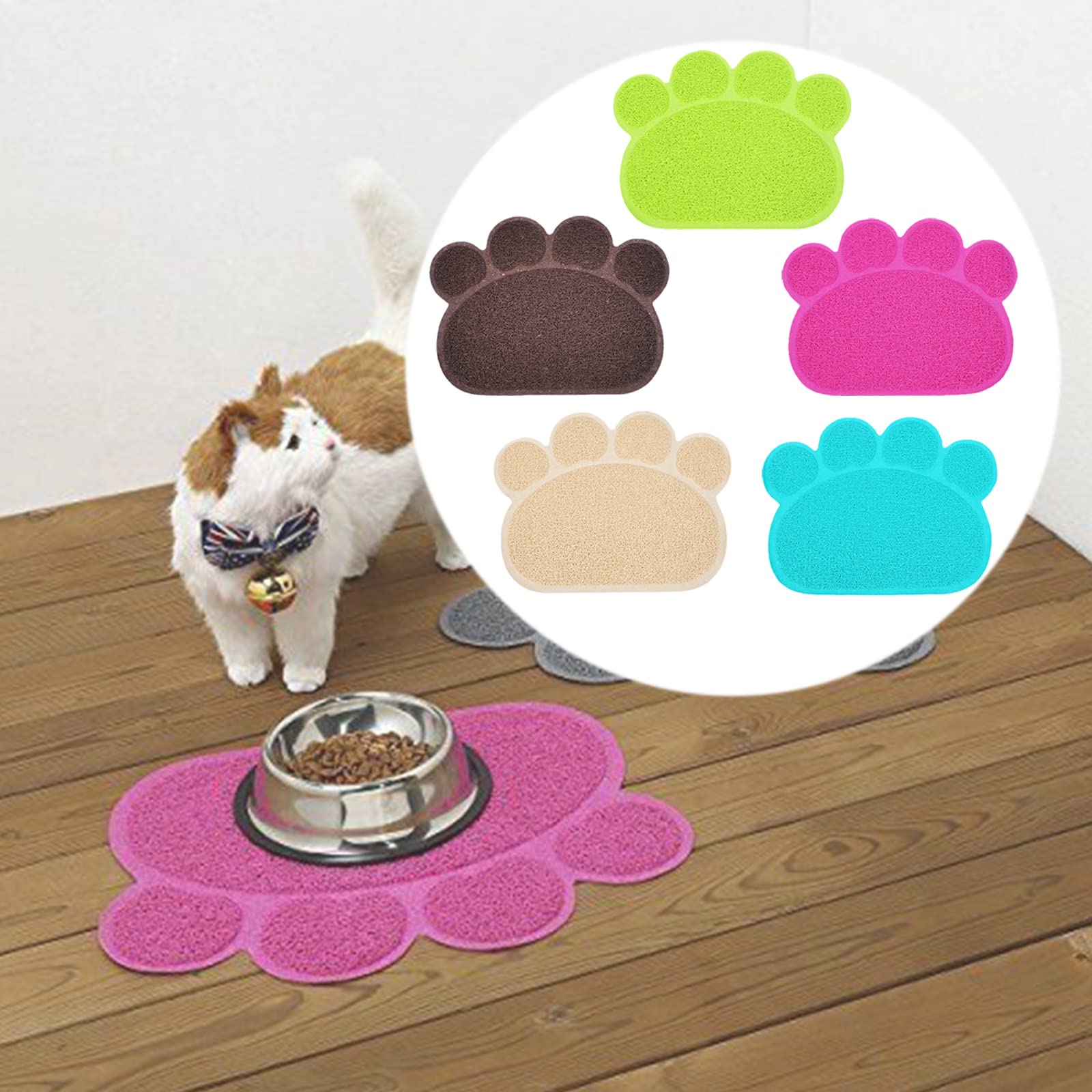 Kyaoayo Cat Litter Mat, Cat Litter Collection Mat, Cat Litter Tray Mat, Cat Litter Tray, High-Quality PVC Material - Image 3