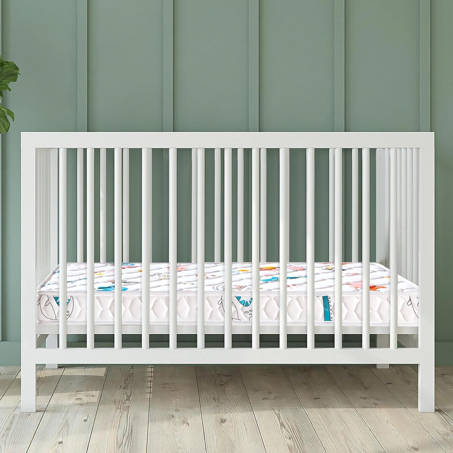 Hochwertige Schaumstoff Matratze 60x120, Hochwertiger Weicher Mikrofaserstoff - Hypoallergen, 13 cm Starke Und Weiche Kindermatratze, Ungiftige Babymatratze Nach Öko-Tex Standard 100.