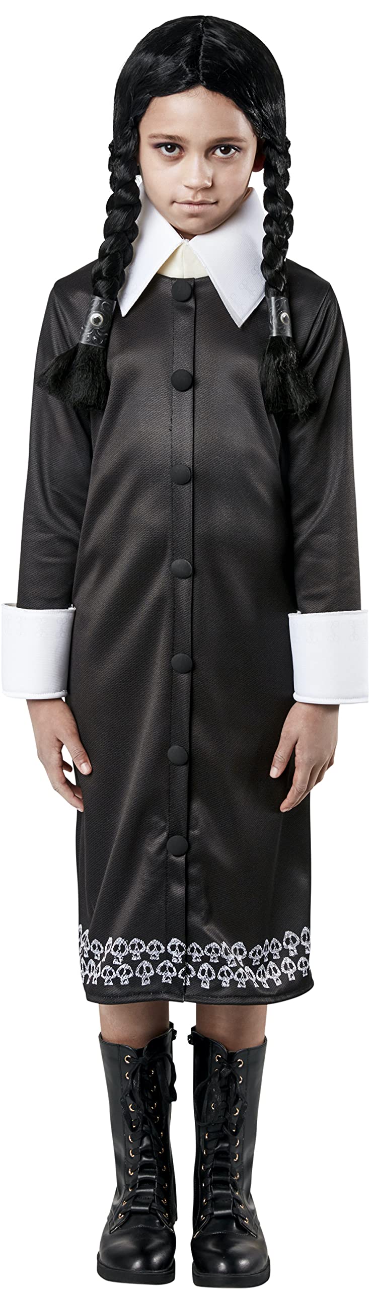 Rubies Girl's The Addams Family Animated Movie 2 Wednesday Addams Costume Dress