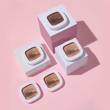 Collection Cosmetics, Lasting Perfection Buildable Powder Foundation, Medium Coverage, Lightweight Feel, Matte Finish, Fair, 7.5g