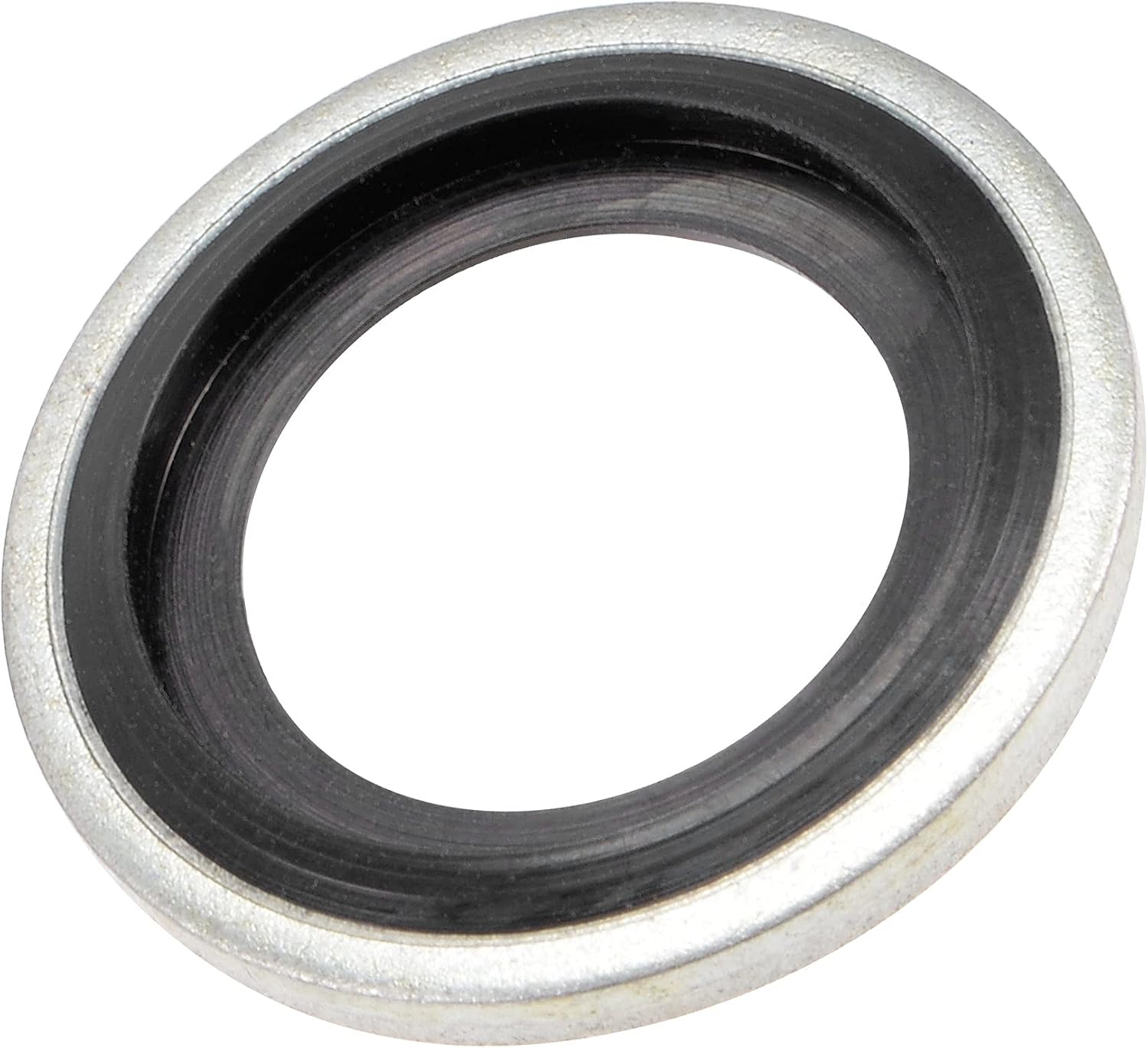 MECCANIXITY Bonded Sealing Washers M14 19.6x11.5x3mm Carbon Steel Nitrile Rubber Gasket, Pack of 50