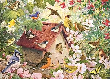 Cobble Hill 1000 Piece Puzzle - Blooming Spring - Sample Poster Included