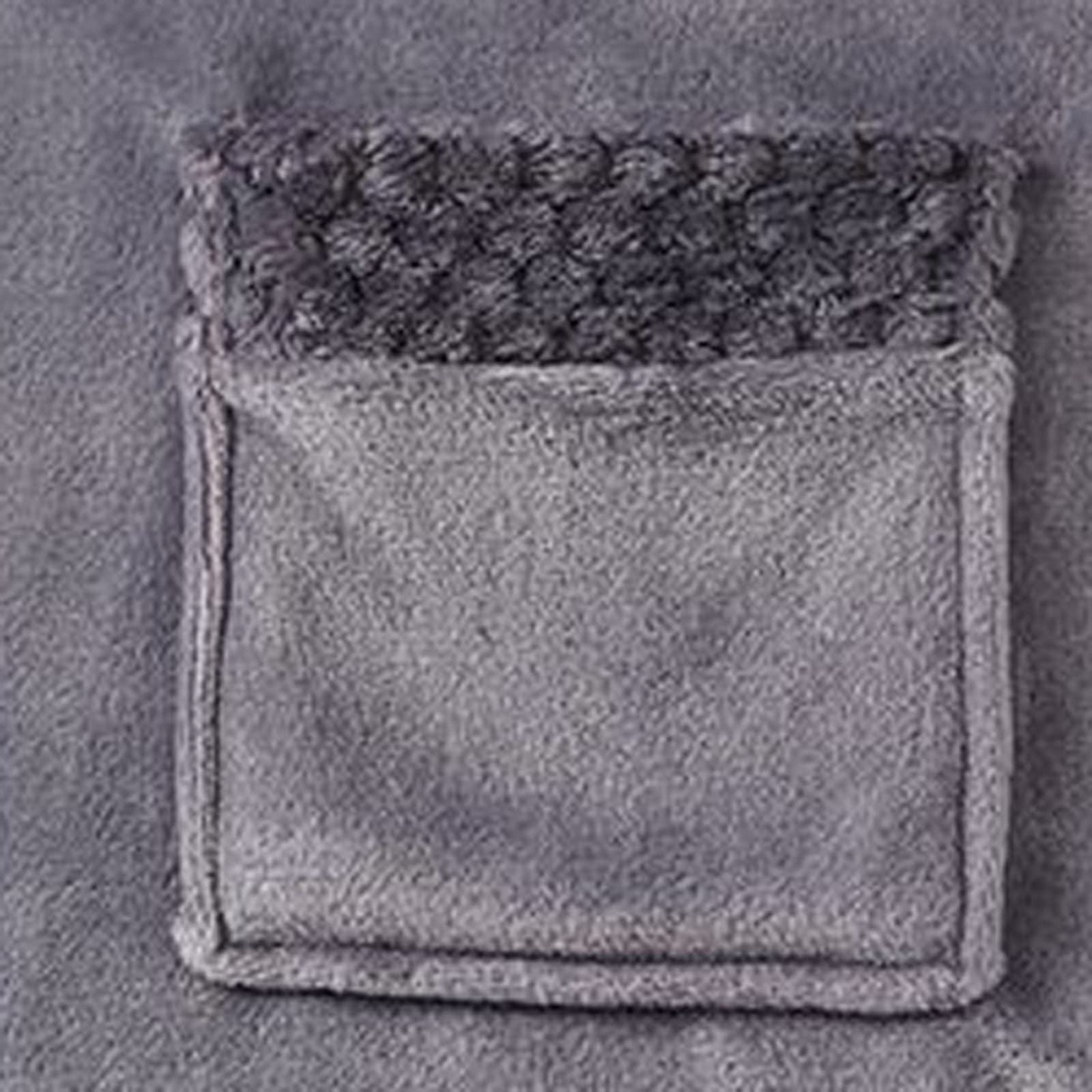 Accappatoio leggero da donna, invernale, in pile, taglie lunghe, elegante