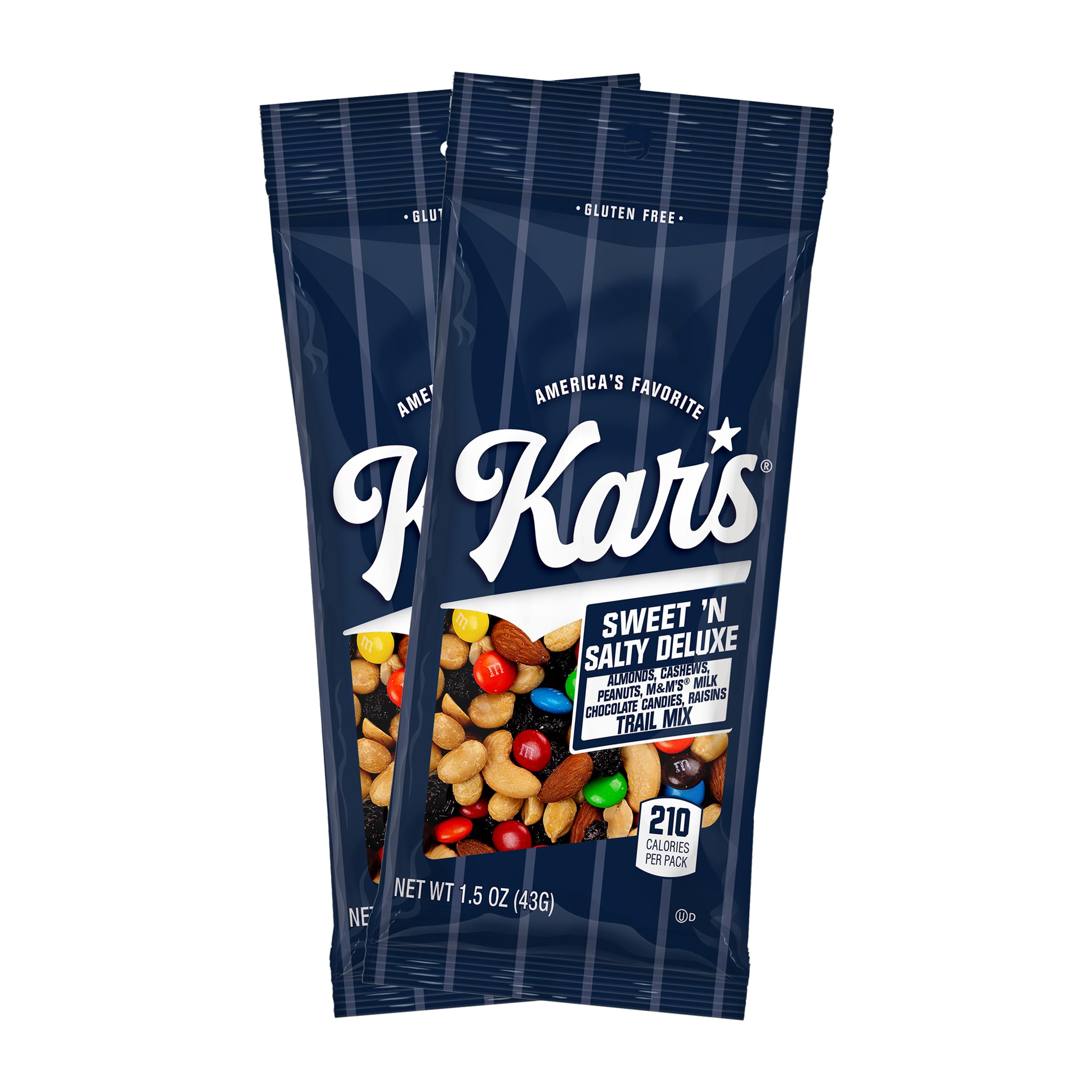 Kar’s Nuts Sweet ‘N Salty Deluxe Trail Mix, 1.5 oz – Grab & Go Bags, Individual Snack Packs (Pack of 18), Gluten-Free Trail Mix Snack