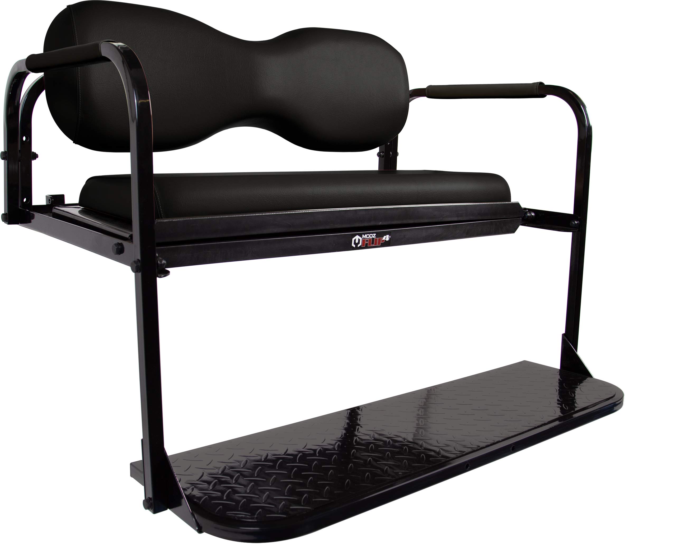 MODZ Flip4 Yamaha Drive 2 (2017-Up) Golf Cart Rear Seat Kit – Black