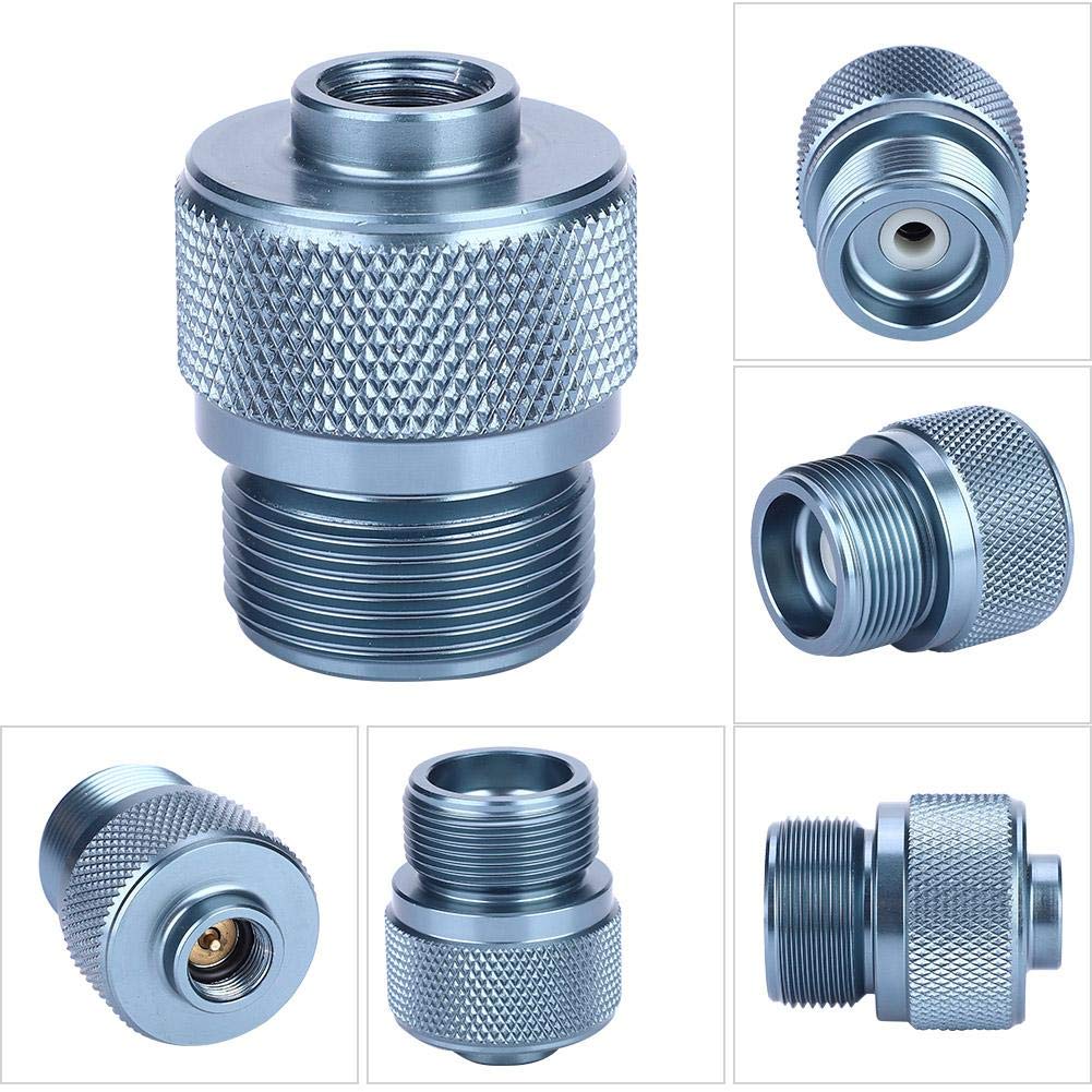 Alomejor Adapter do kanistra gazowego kempingowego, konwertera, zawór płaski, na 1 l MAPP