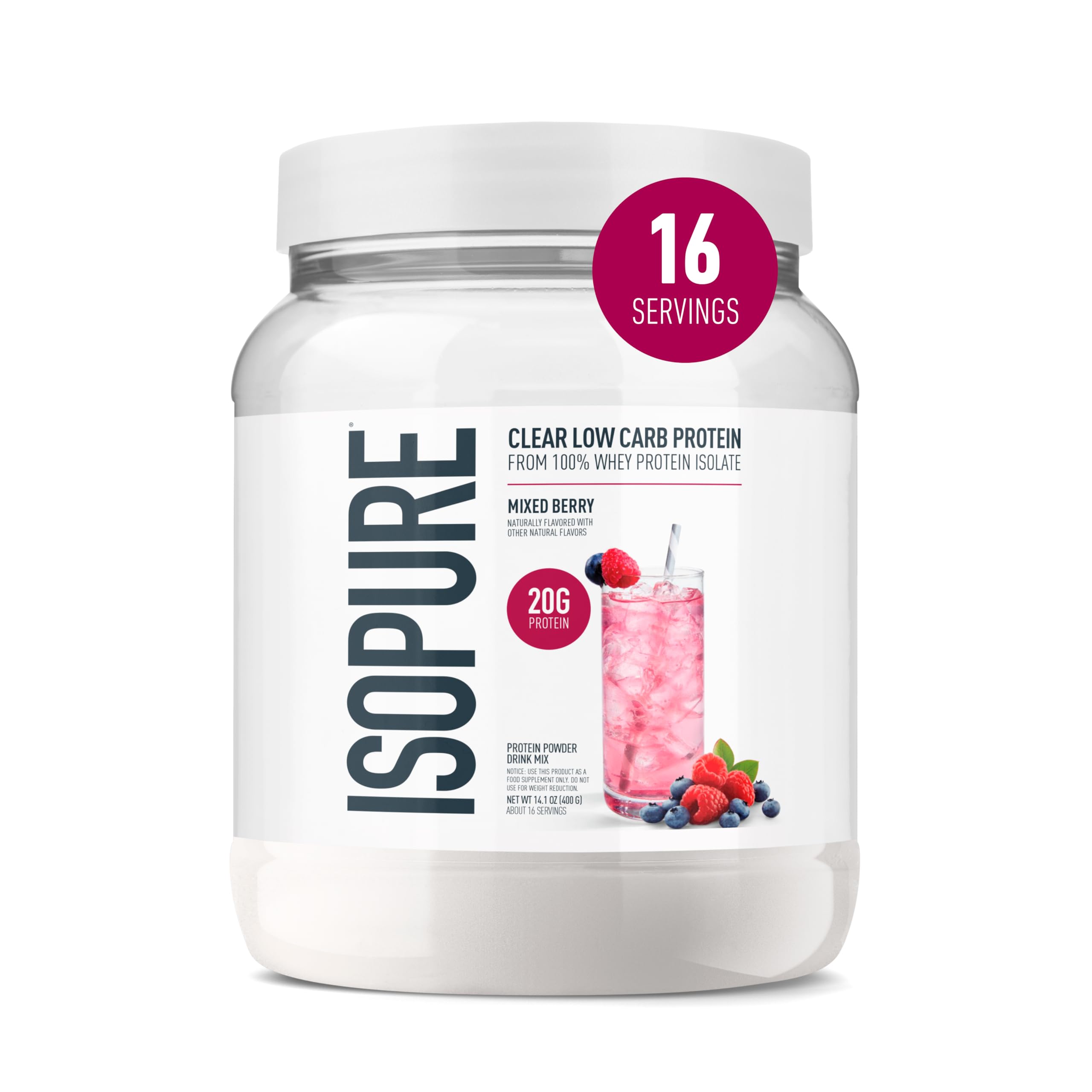 Isopure Clear Whey Isolate Protein Powder