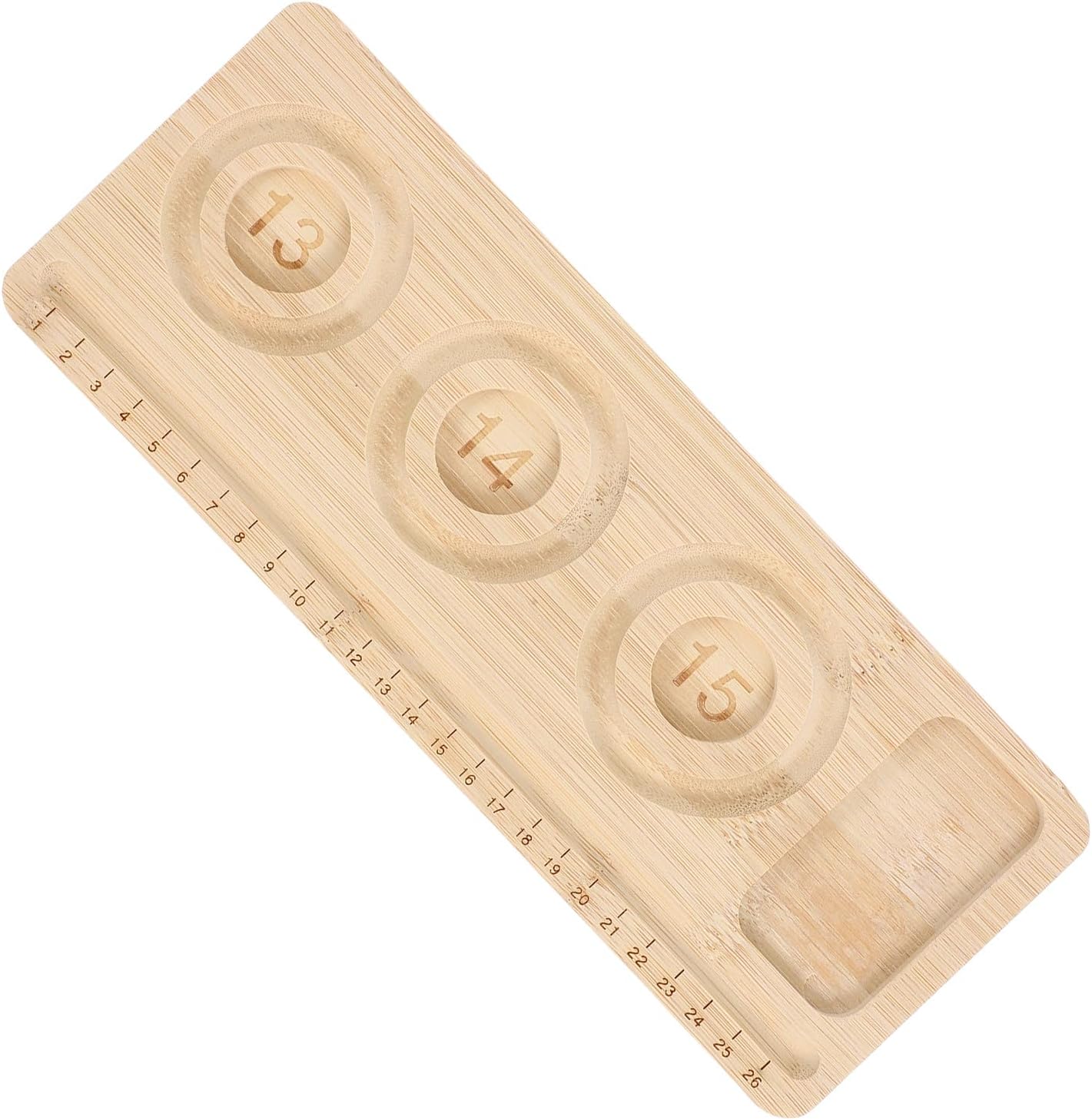 Parliky Wooden Bead Tray and Bracelet Making Board for Jewelry DIY with Multi-compartments, Craft Beadboard for Friendship Bracelets and Jewelry Design, Suitable for Beading Supplies