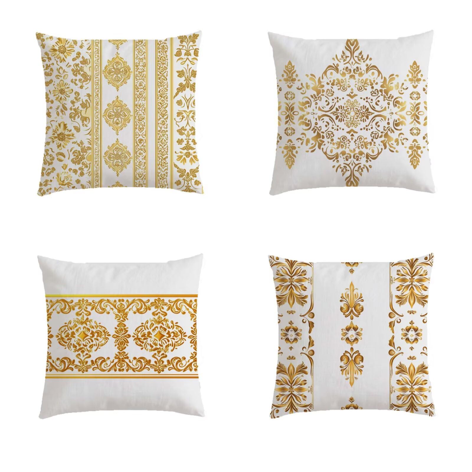 Salon de jardin extérieur carré sublimé par nos housses de coussin 70x70cm imperméables
