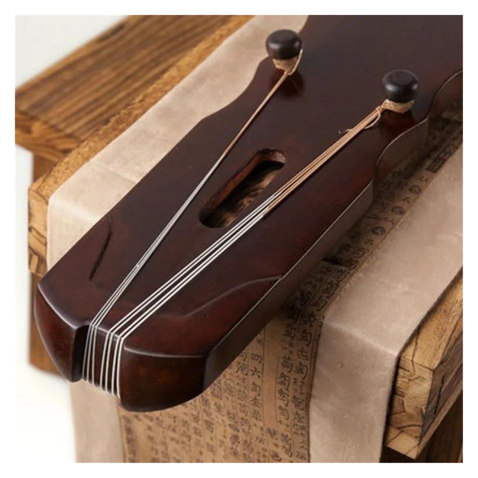 Guqin 120 Cm Tradycyjny Instrument Siedmiostrunowy Dla Początkujących Dorosłych Tradycyjny Guqin