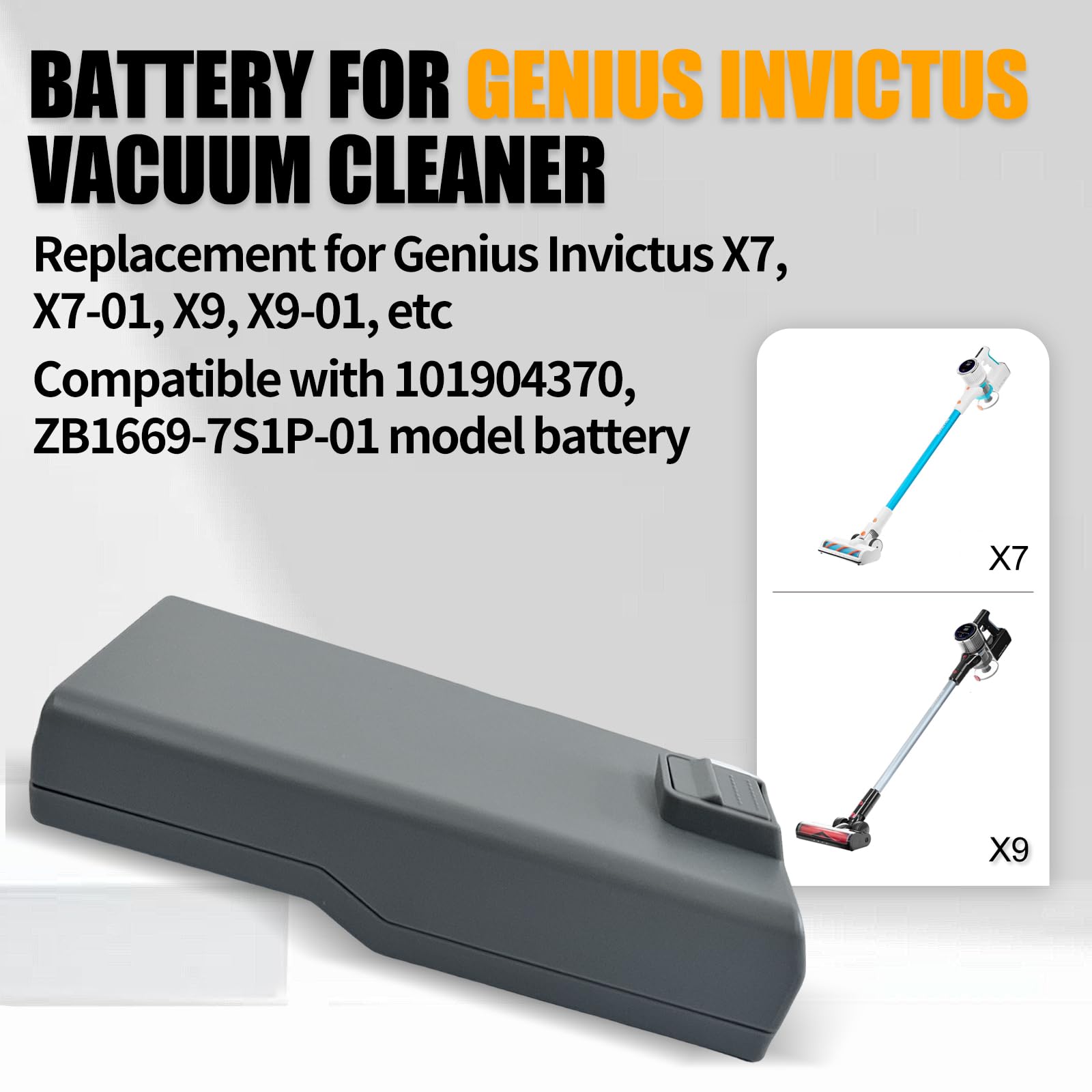 EXTENSILO batteria compatibile con Dewalt DCR020, DCR019, DCL030